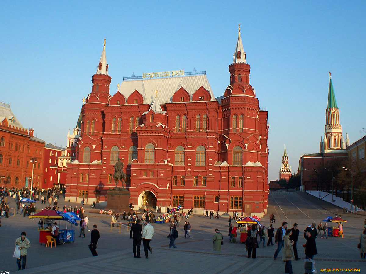москва, исторический, музей, города, россия