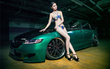 Картинка автомобили авто+с+девушками автомобиль девушка азиатка