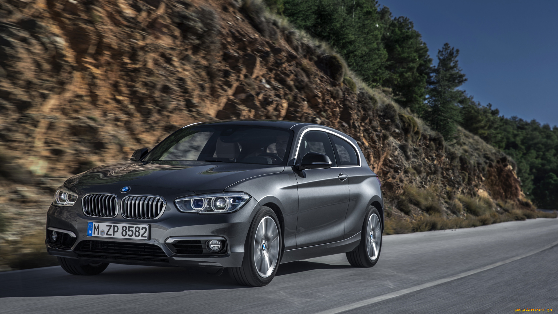 2015, bmw, 120d, urban, line, автомобили, bmw, тюнинг, серый