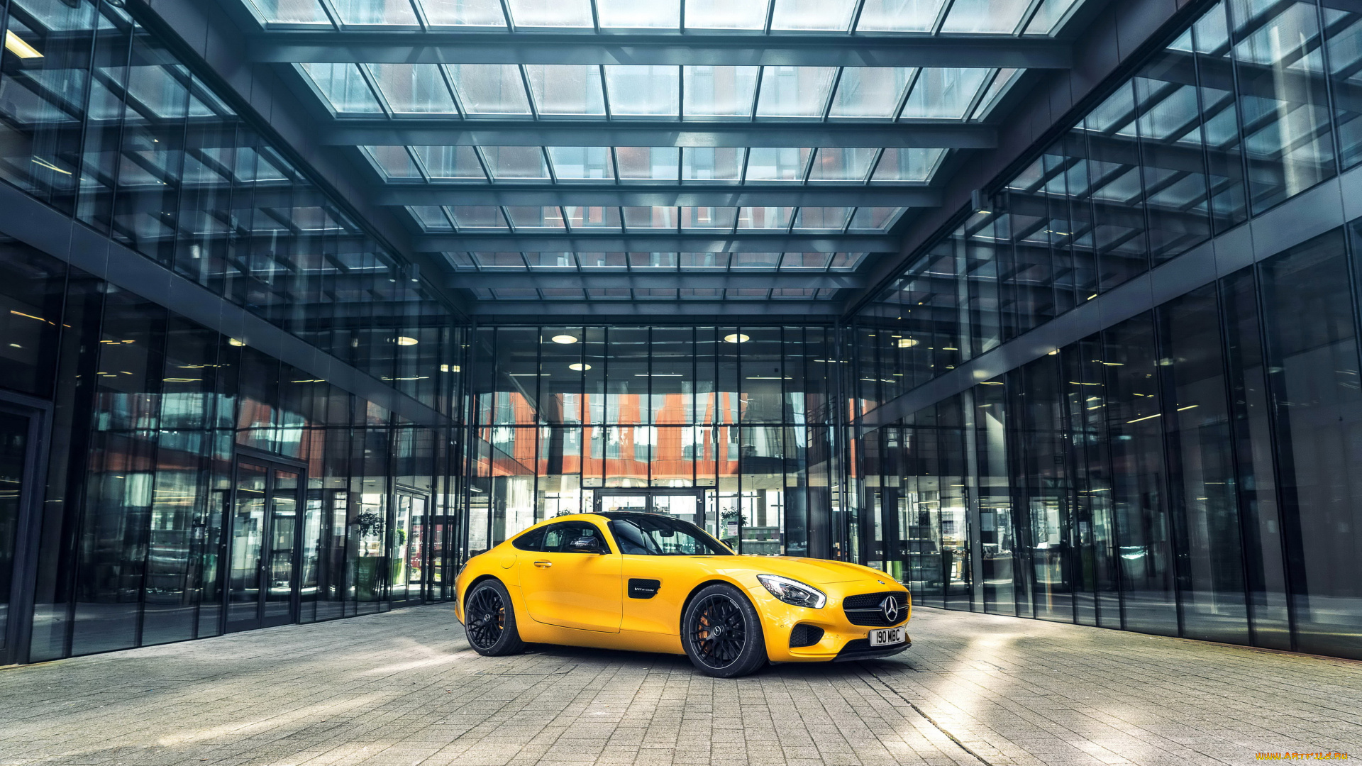 2015, mercedes-benz, amg, gt, s, автомобили, mercedes-benz, тюнинг, желтый