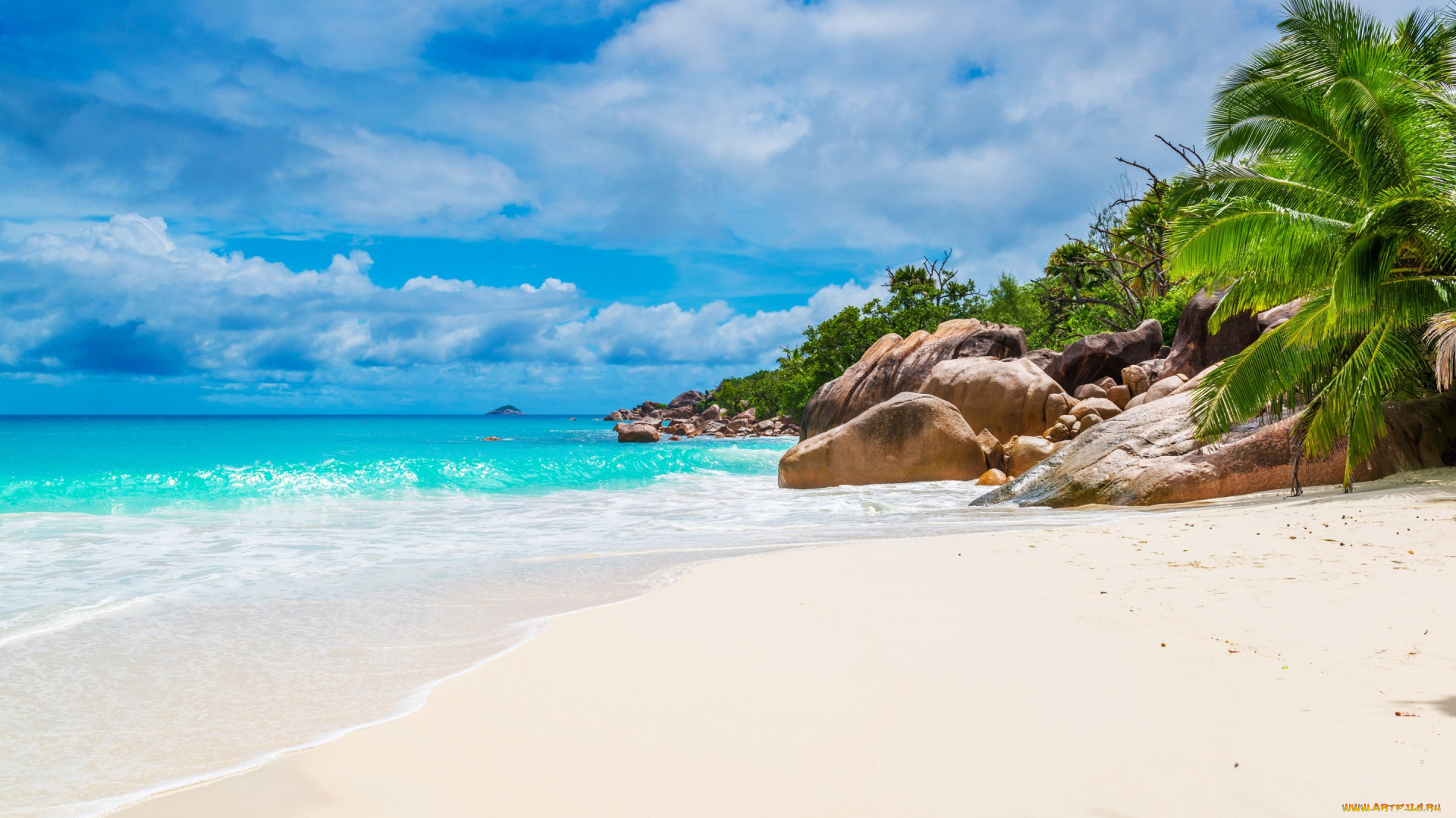 природа, тропики, summer, shore, sea, beach, песок, берег, пляж, море, palms, sand, tropical, paradise