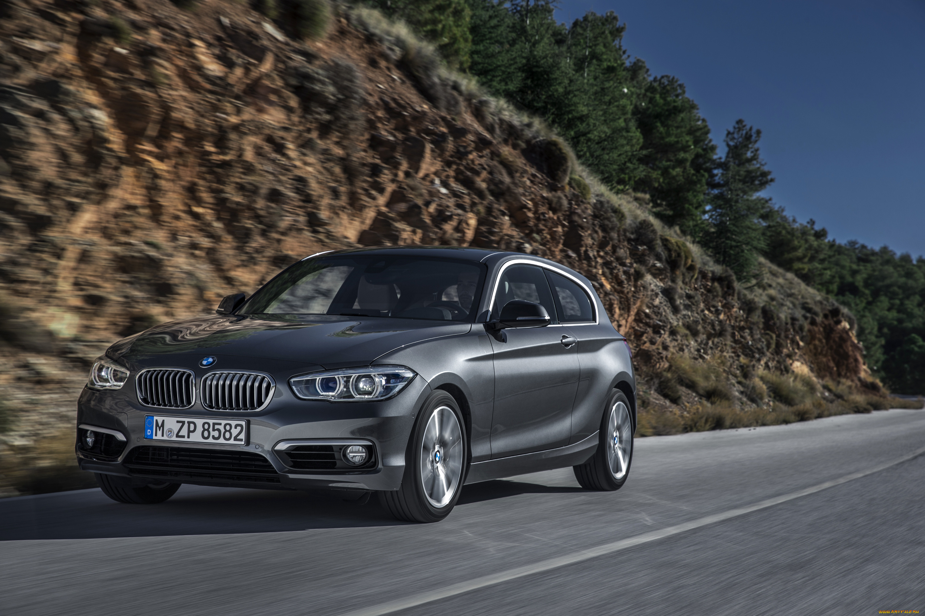 2015, bmw, 120d, urban, line, автомобили, bmw, тюнинг, серый