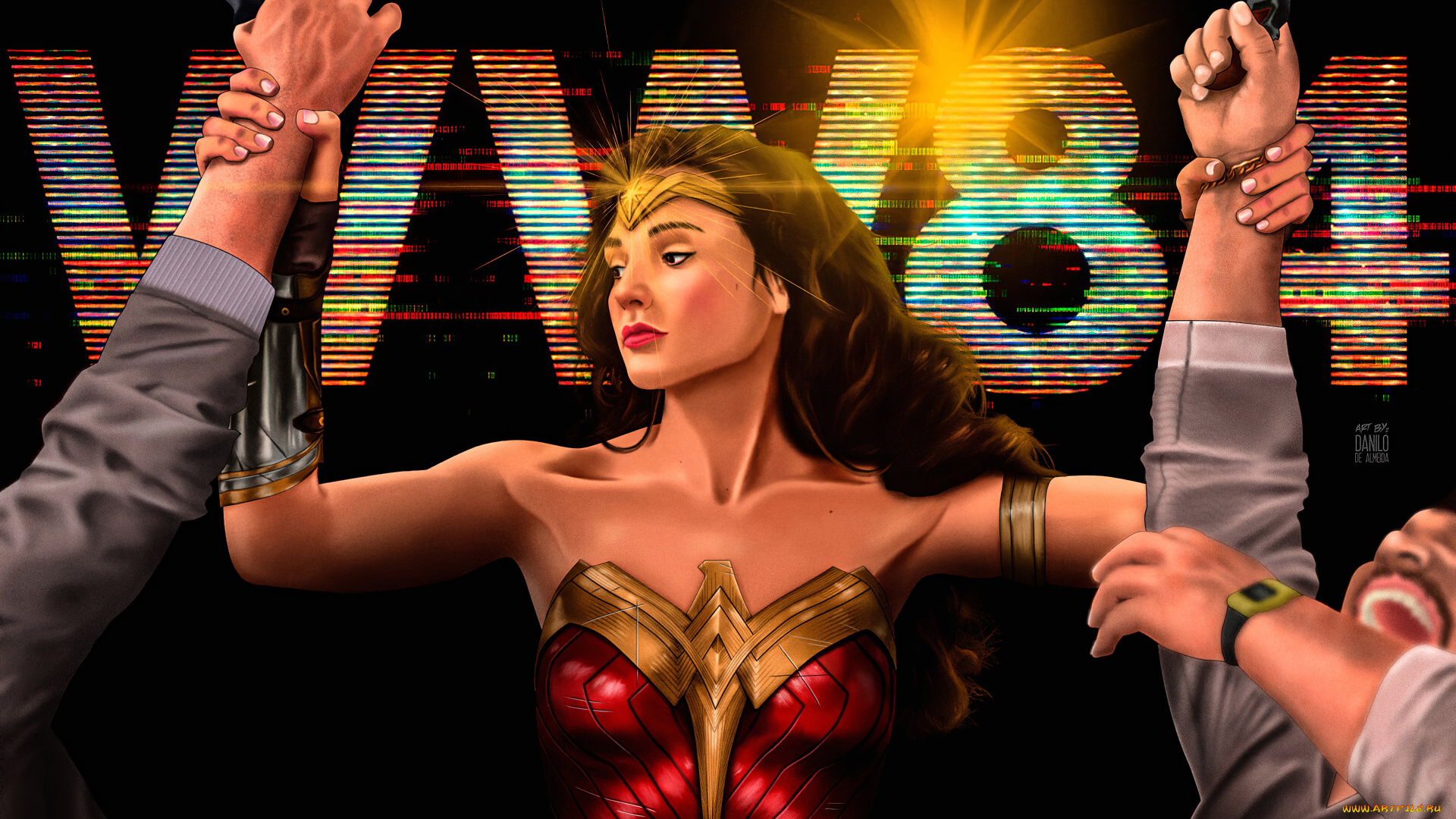 рисованное, кино, , мультфильмы, wonder, woman, 1984