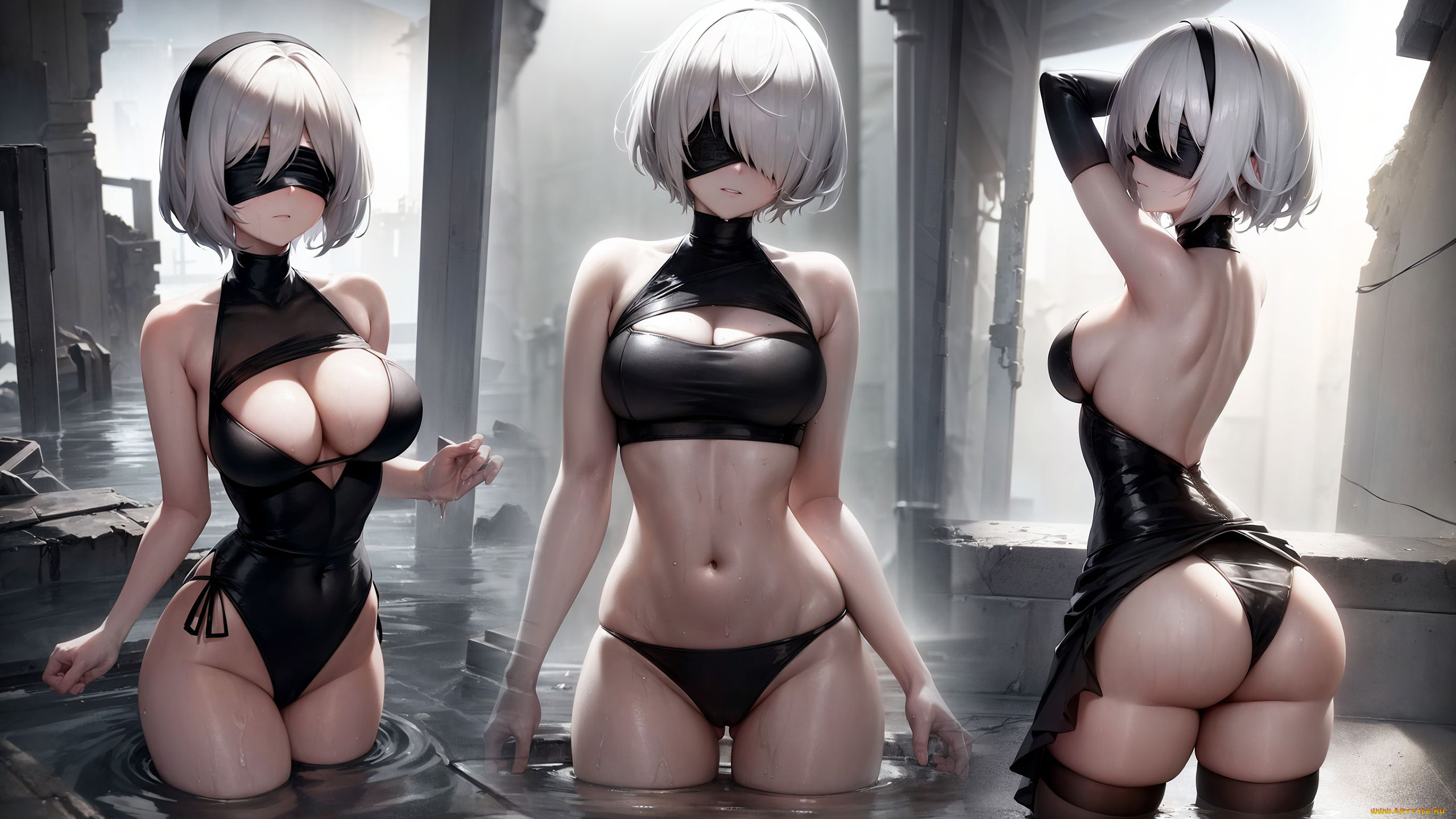 видео, игры, nier, , automata, automata