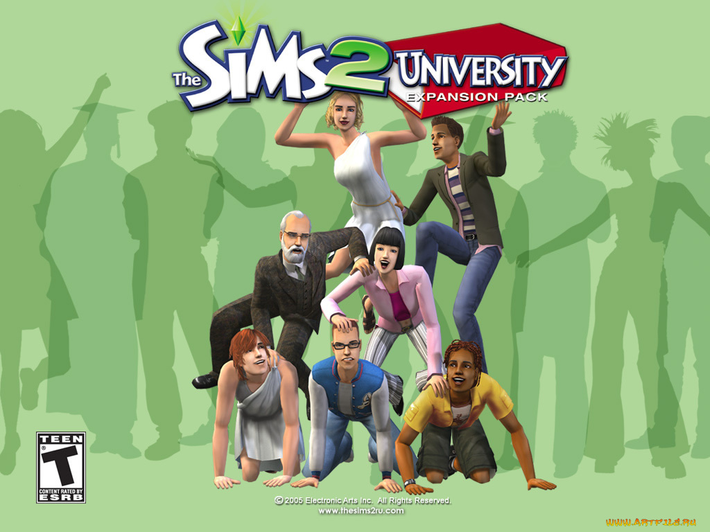 видео, игры, the, sims, university
