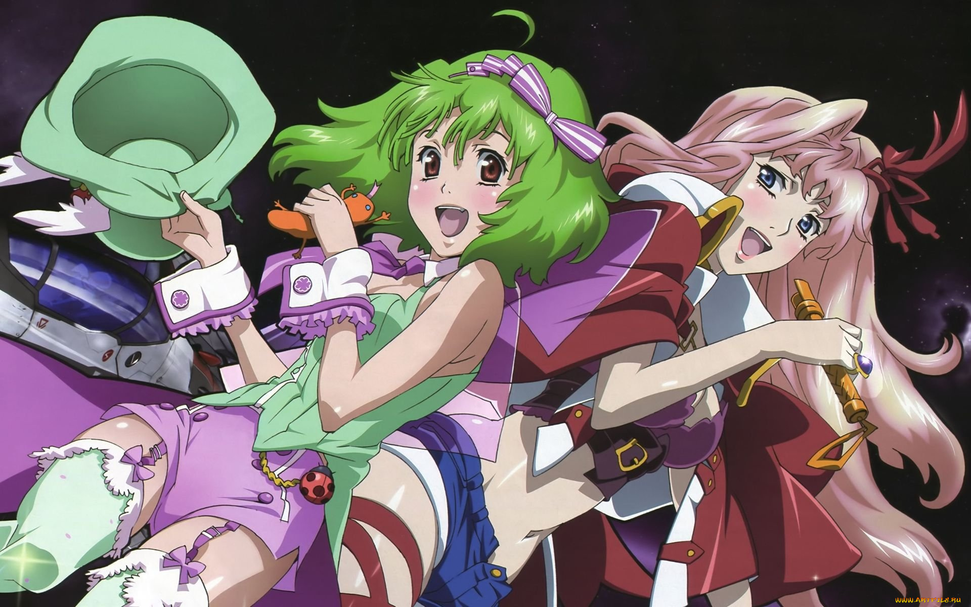 аниме, macross, frontier