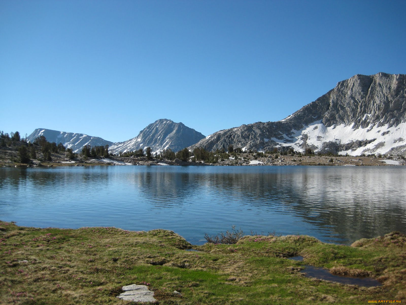 miriam, lake, sierra, nevada, mountains, природа, реки, озера, california