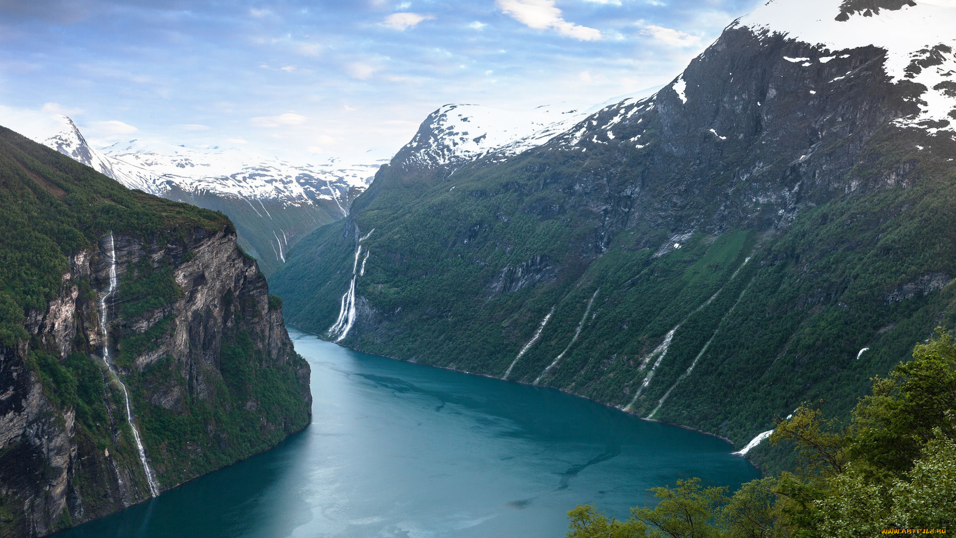 geirangerfjorden, norway, природа, реки, озера, горы, фьорд, норвегия