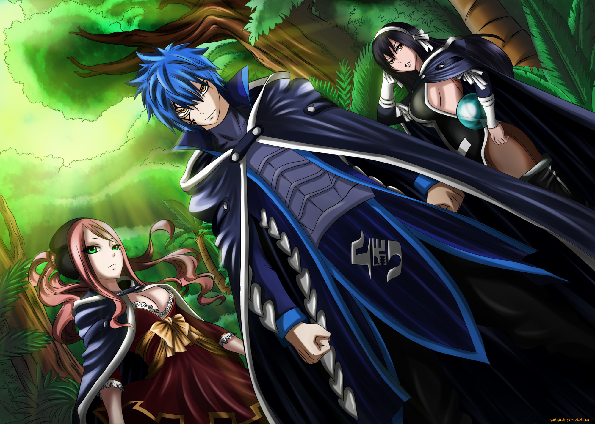 аниме, fairy, tail, meredy, ultear, milkovich, jellal, fernandes