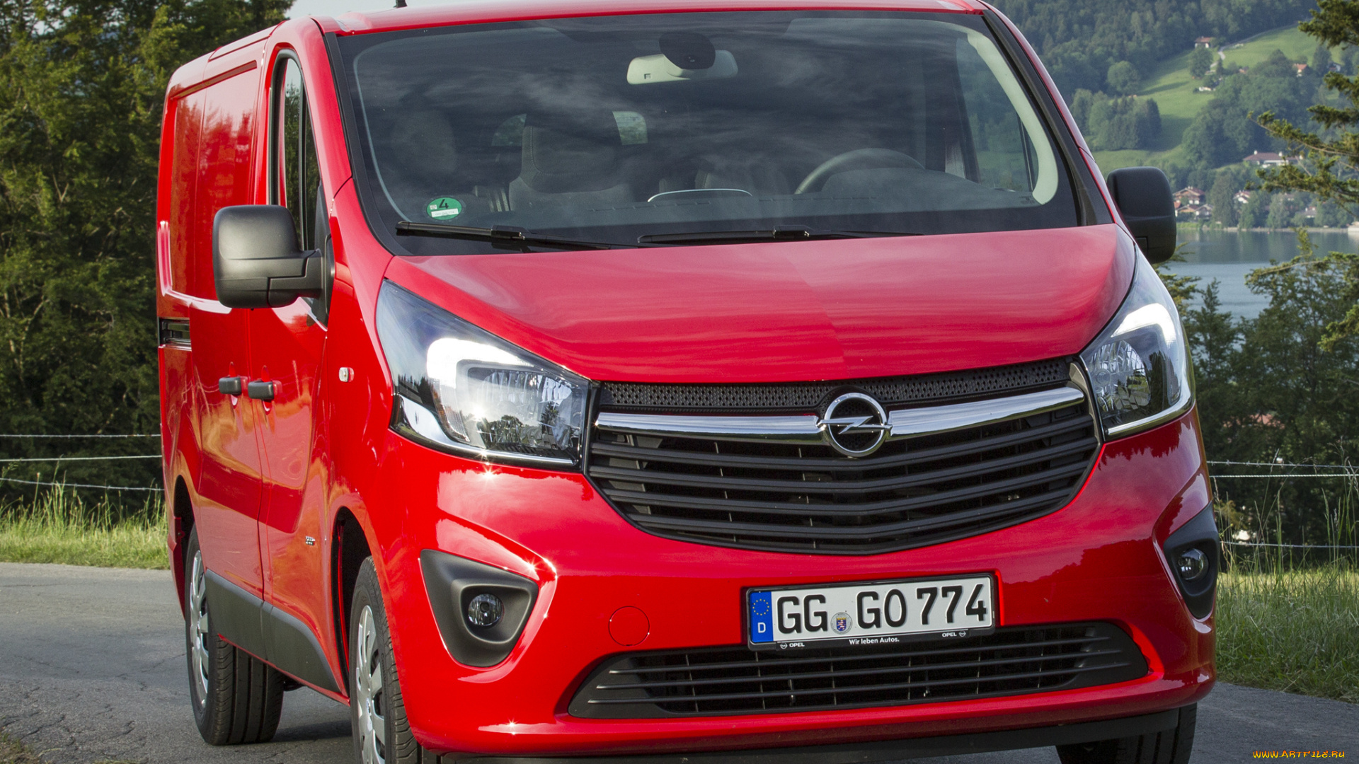 автомобили, opel, vivaro, красный, 2014г, biturbo, van