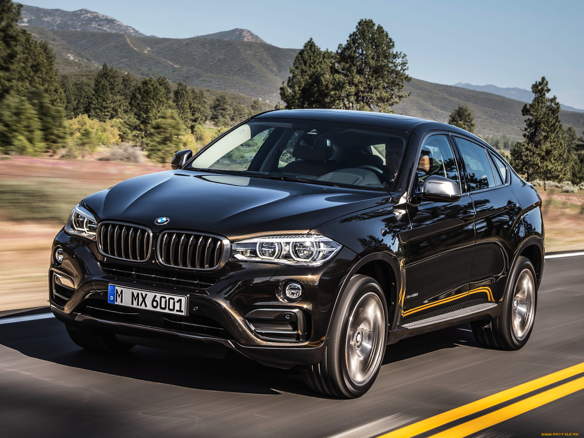 автомобили, bmw, f16, темный, 2014г, xdrive50i, x6