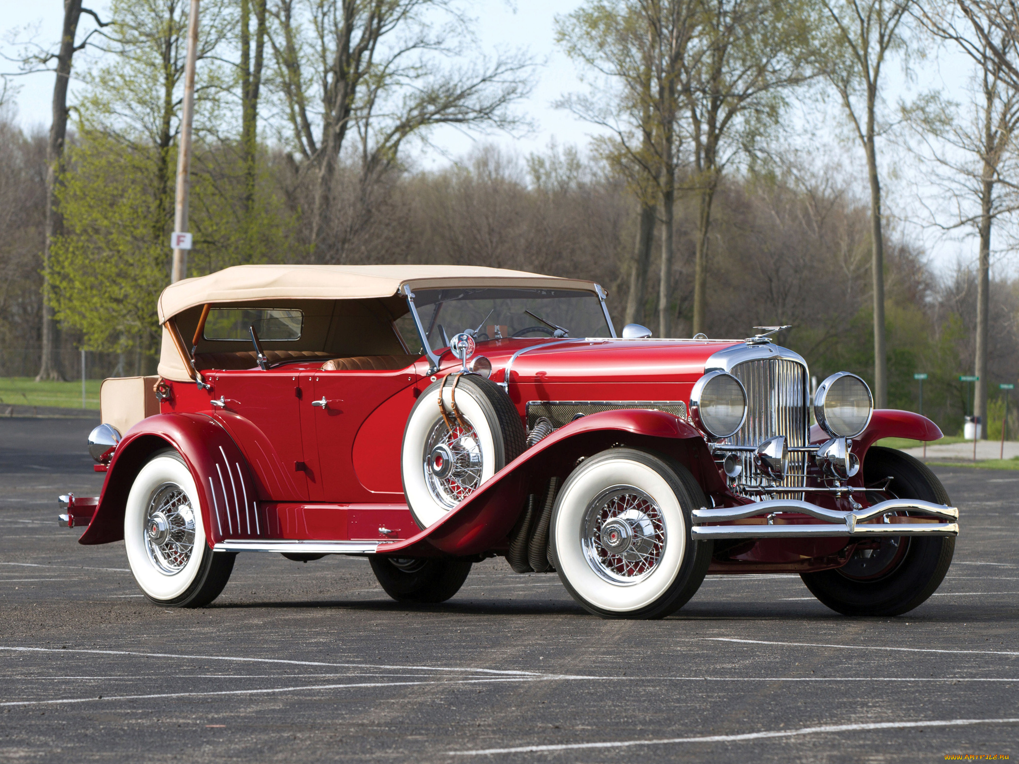 автомобили, duesenberg, cowl, dual, sj, 523-2552, красный, 1934г, city, lagrande-union, swb, phaeton