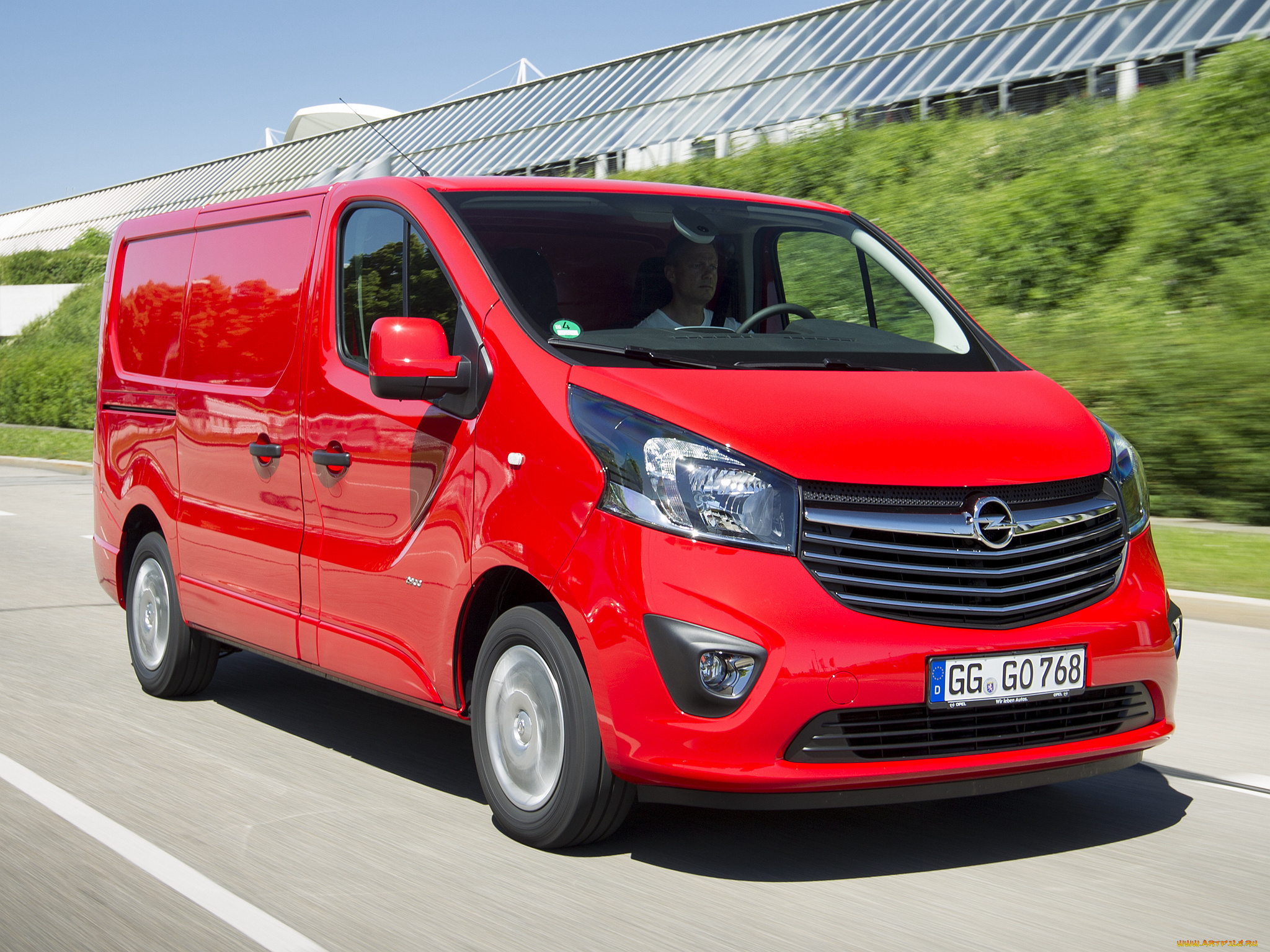 автомобили, opel, biturbo, красный, van, vivaro, 2014г