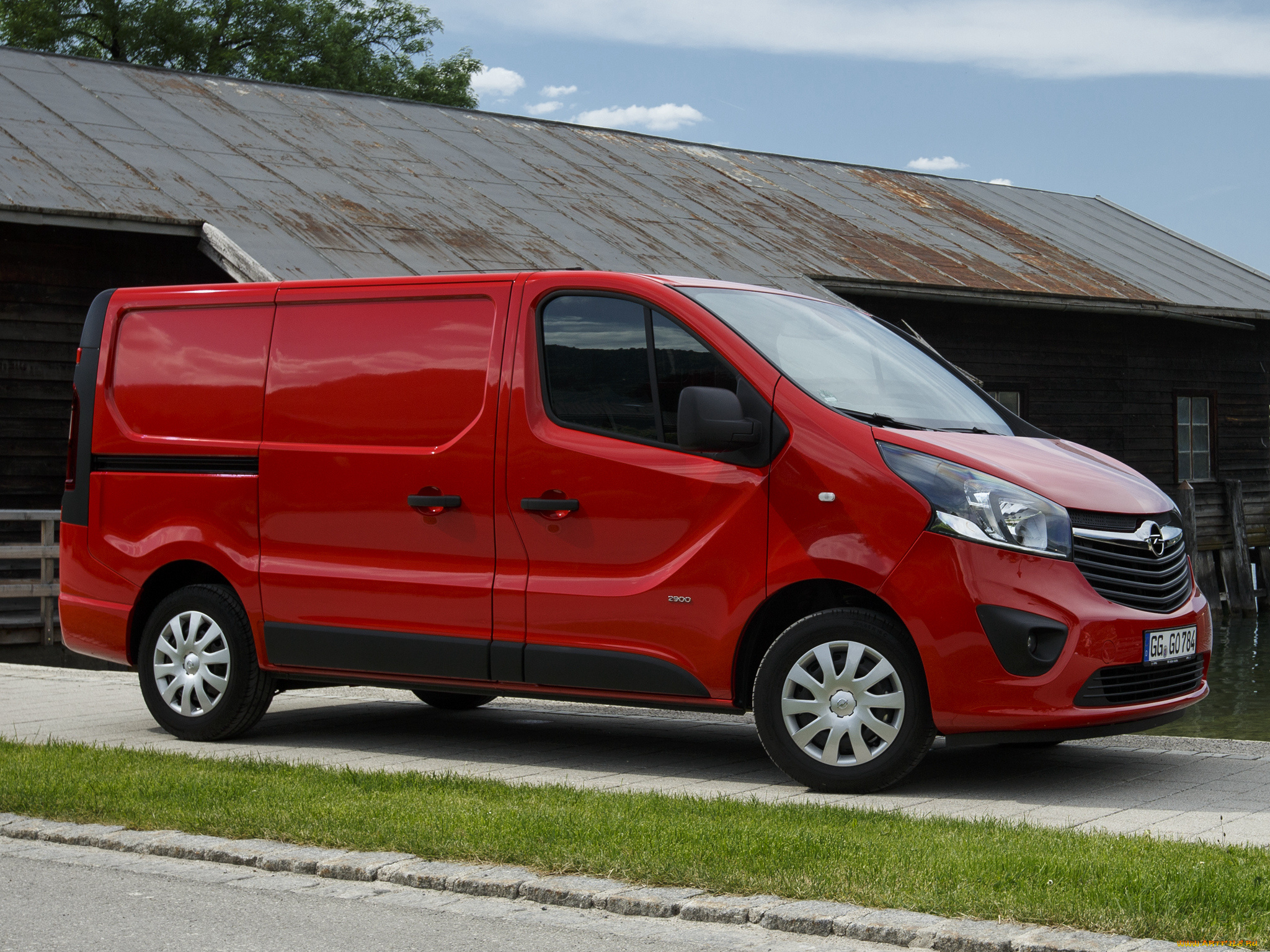 автомобили, opel, biturbo, van, vivaro, 2014г, красный