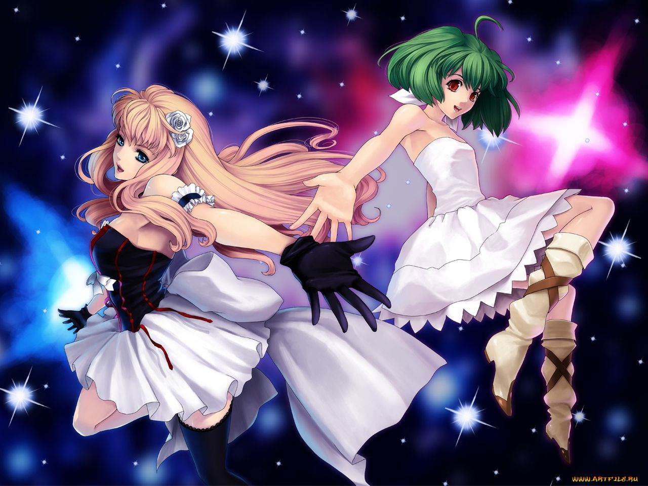 аниме, macross, frontier