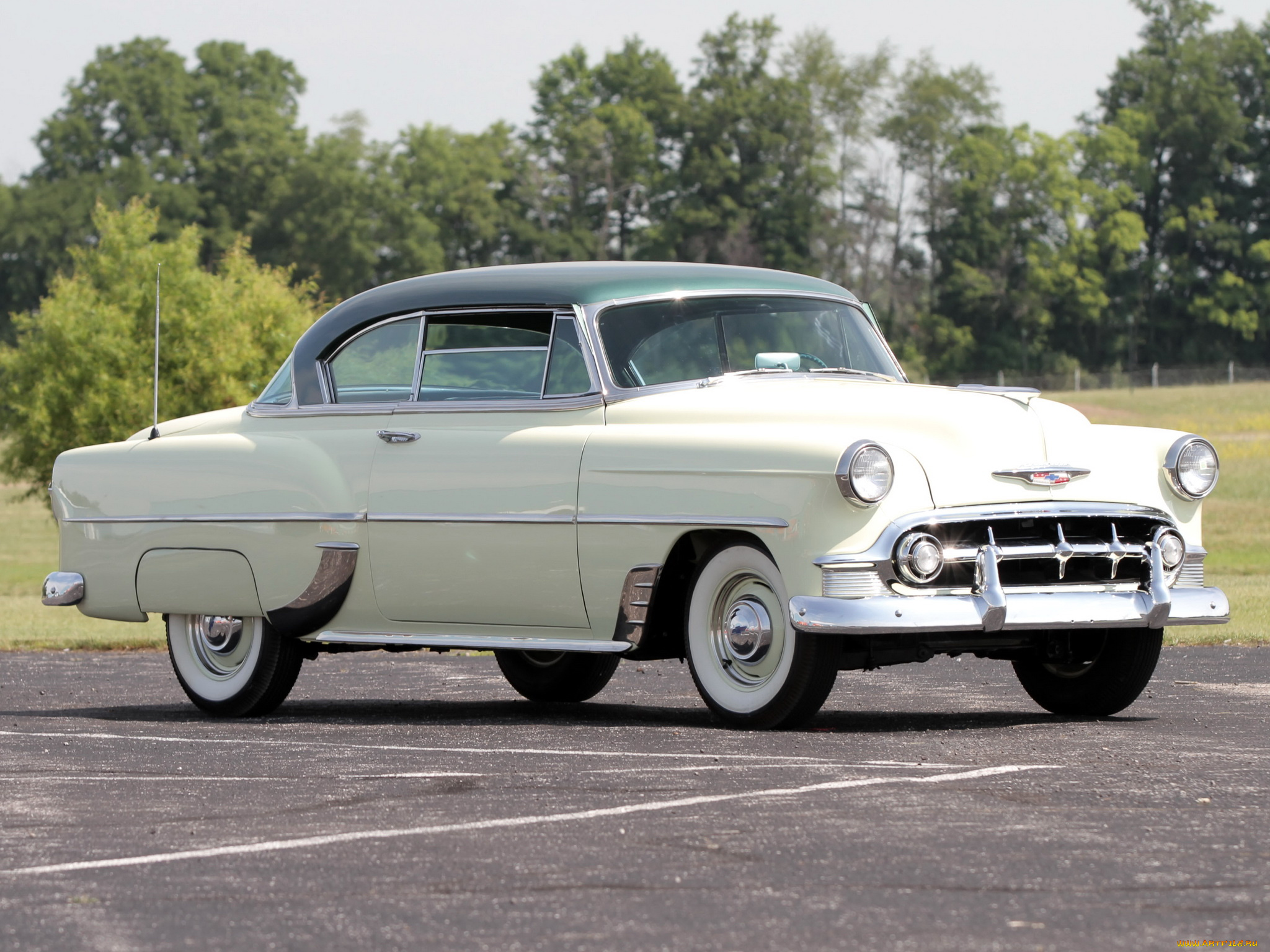 автомобили, chevrolet, 1953г, coupe, 2154-1037, sport, deluxe, 210