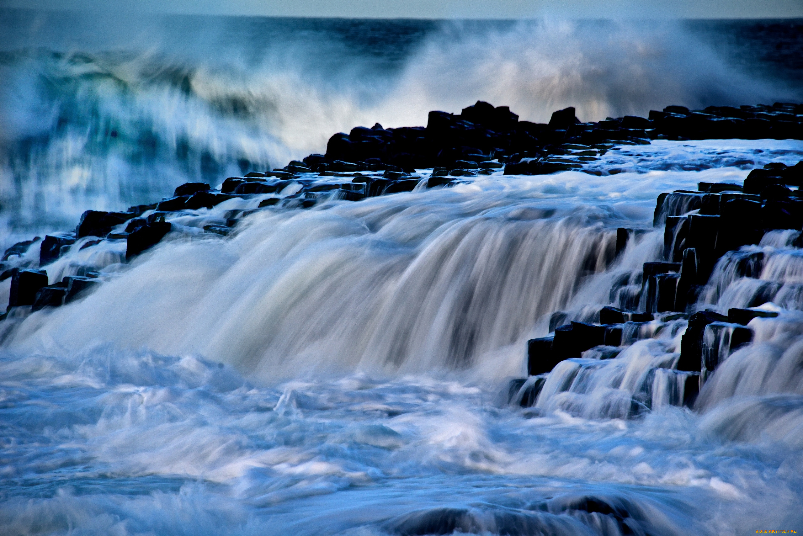 giant`s, causeway, , antrim, , northern, ireland, природа, побережье, стихия, волны, каскад, северная, ирландия, дорога, гигантов, northern, ireland, antrim, giant's, causeway