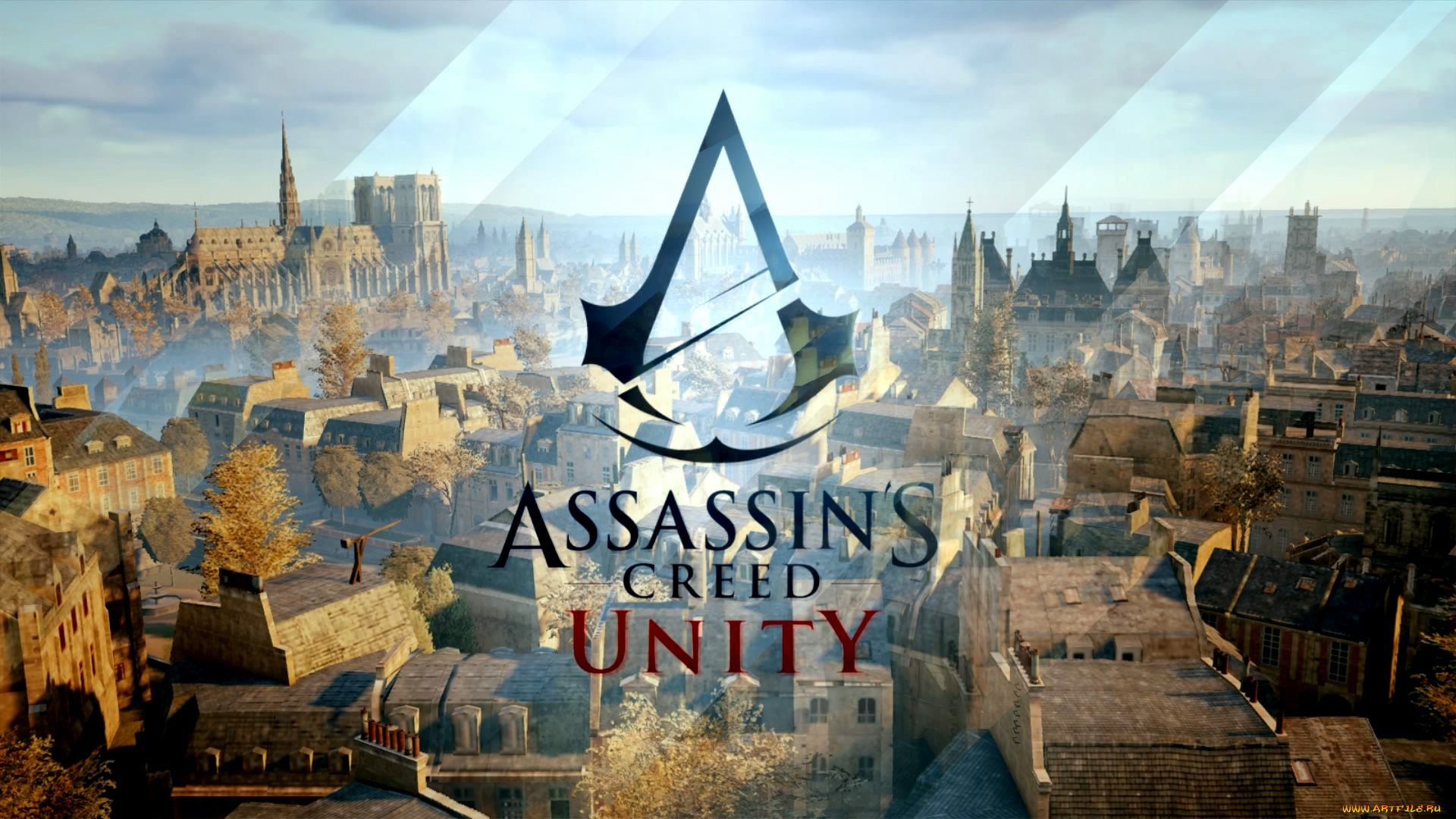 assassin`s, creed, unity, видео, игры, город