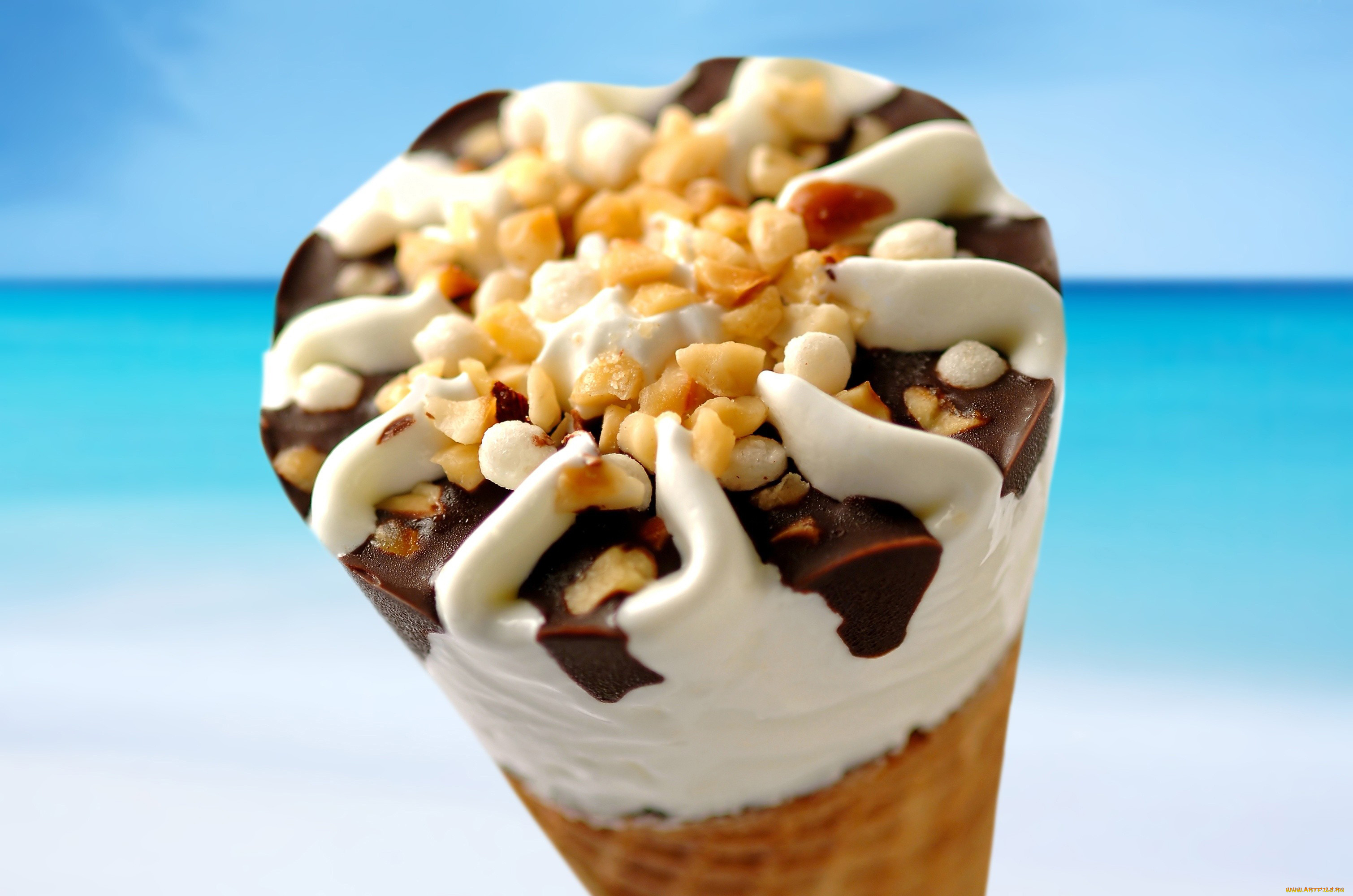 еда вафли мороженое шоколад food waffles chocolate ice cream бесплатно