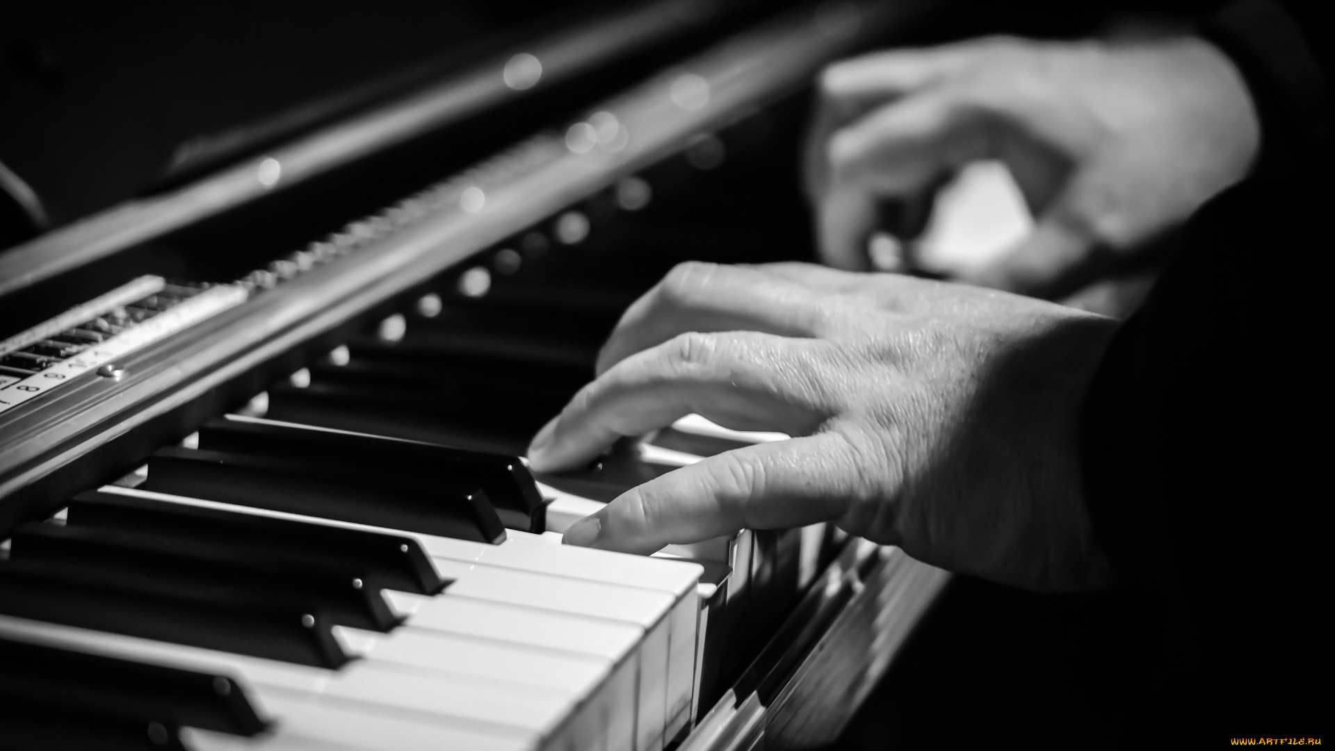музыка, -музыкальные, инструменты, клавиши, руки, пианино