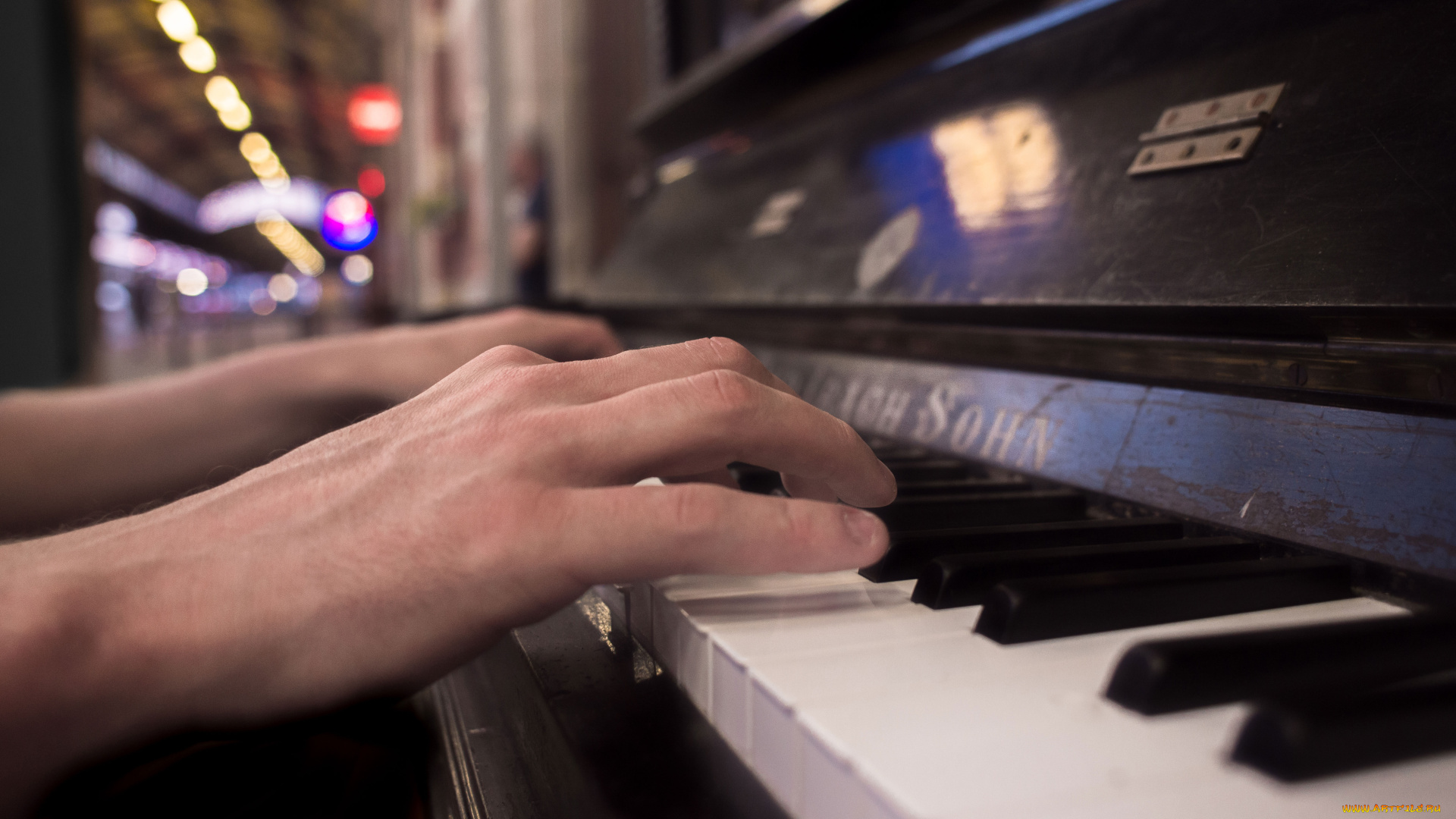 музыка, -музыкальные, инструменты, клавиши, пианино, руки