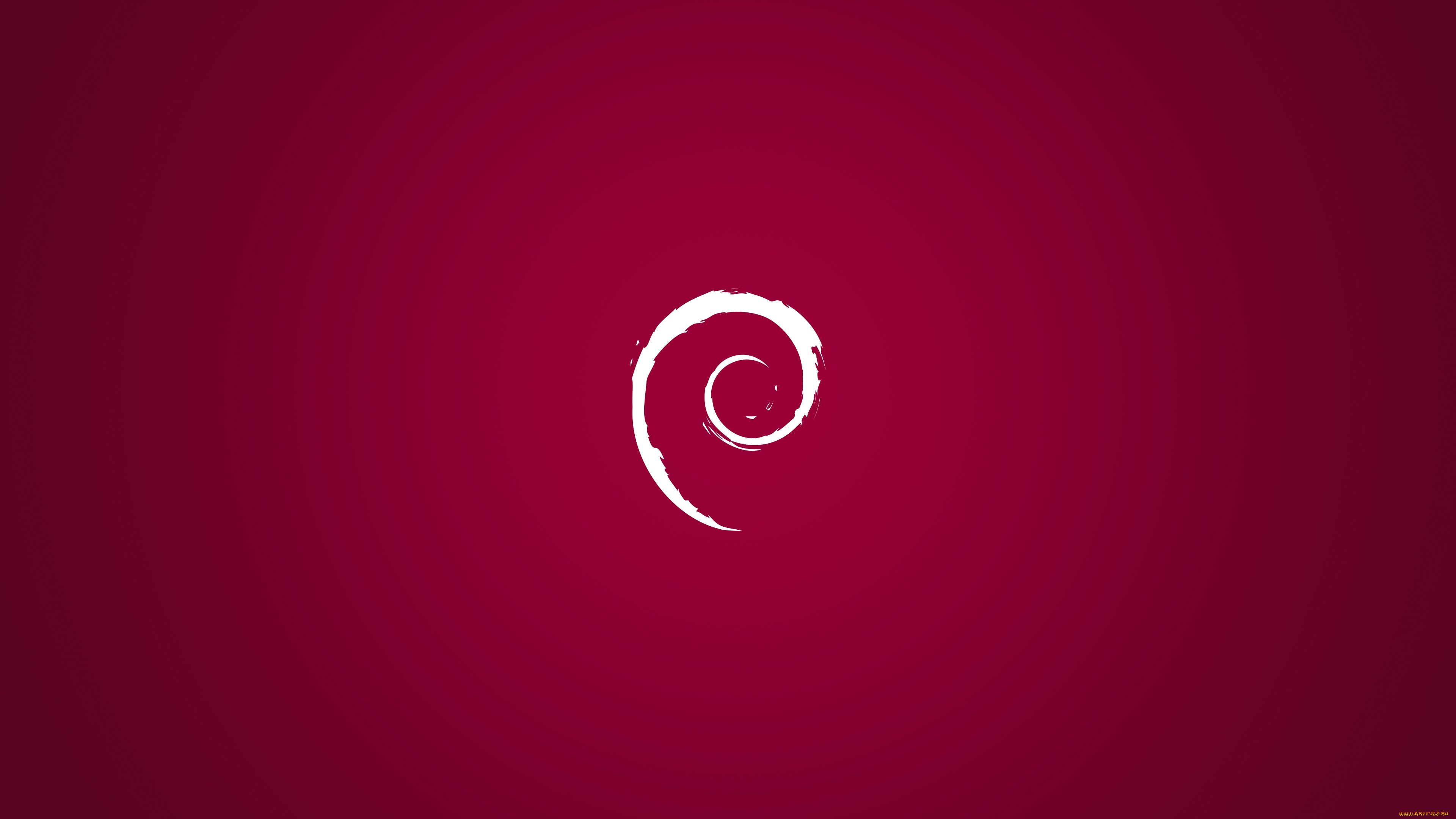 компьютеры, debian, логотип, фон