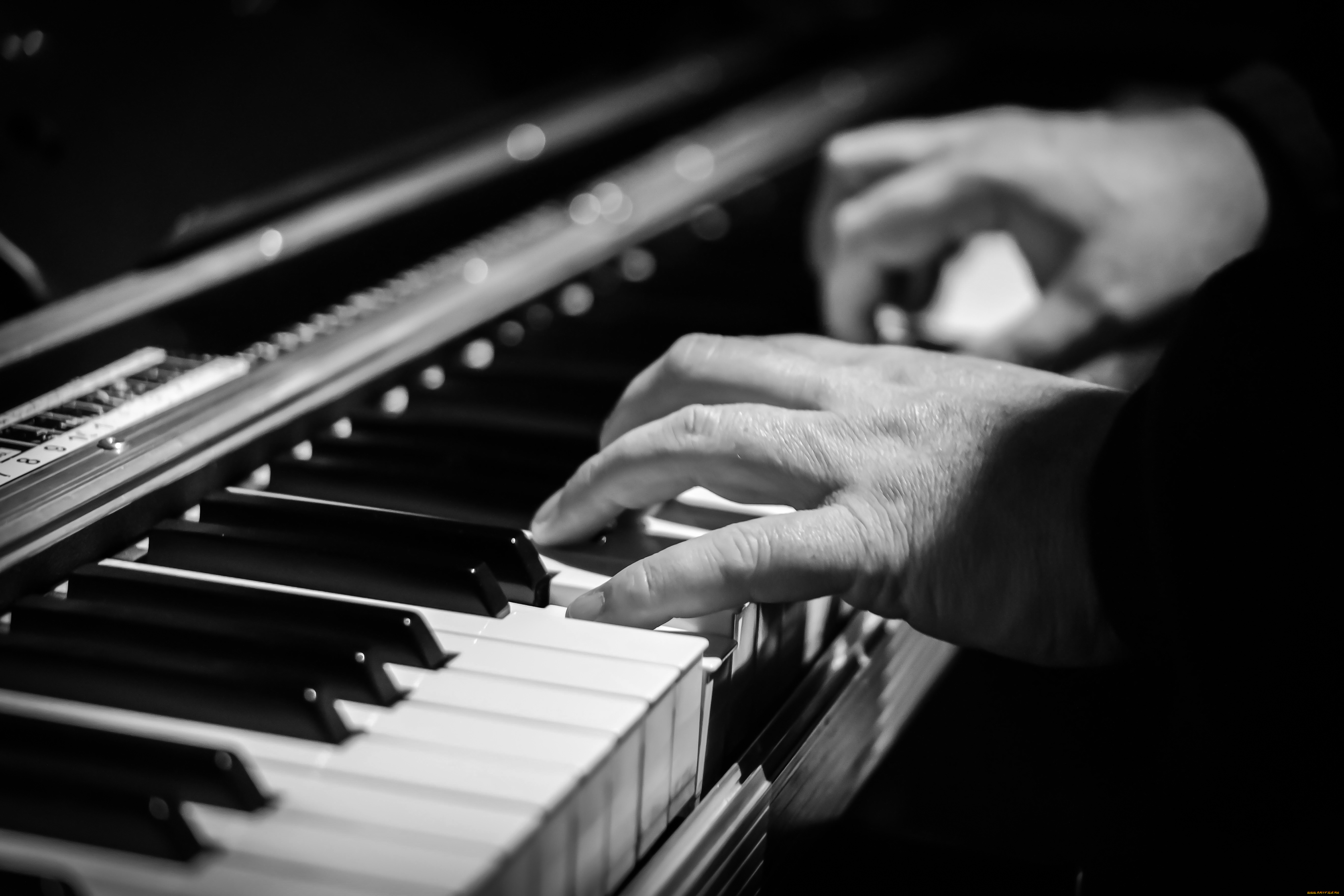 музыка, -музыкальные, инструменты, клавиши, руки, пианино