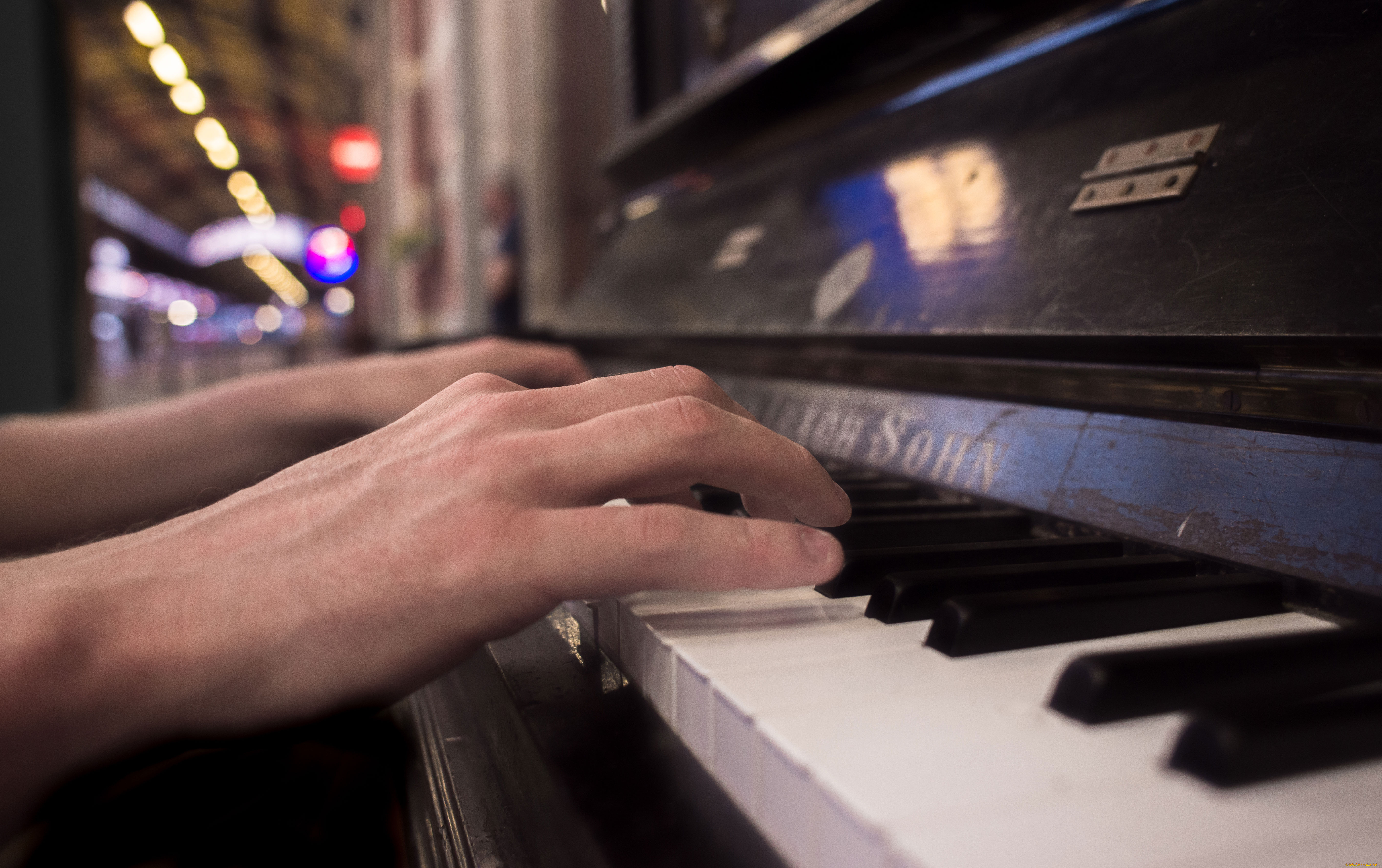 музыка, -музыкальные, инструменты, клавиши, пианино, руки