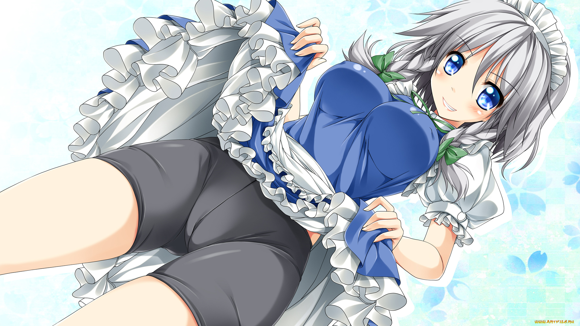 touhou, аниме, izayoi, sakuya