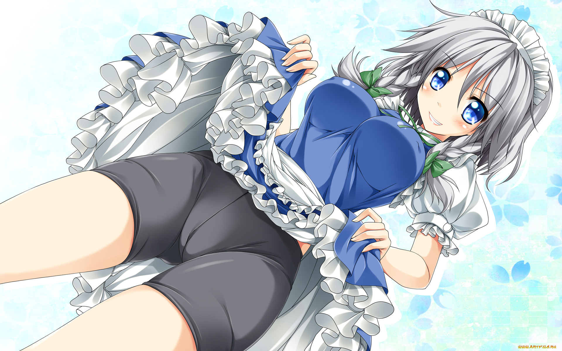 touhou, аниме, izayoi, sakuya