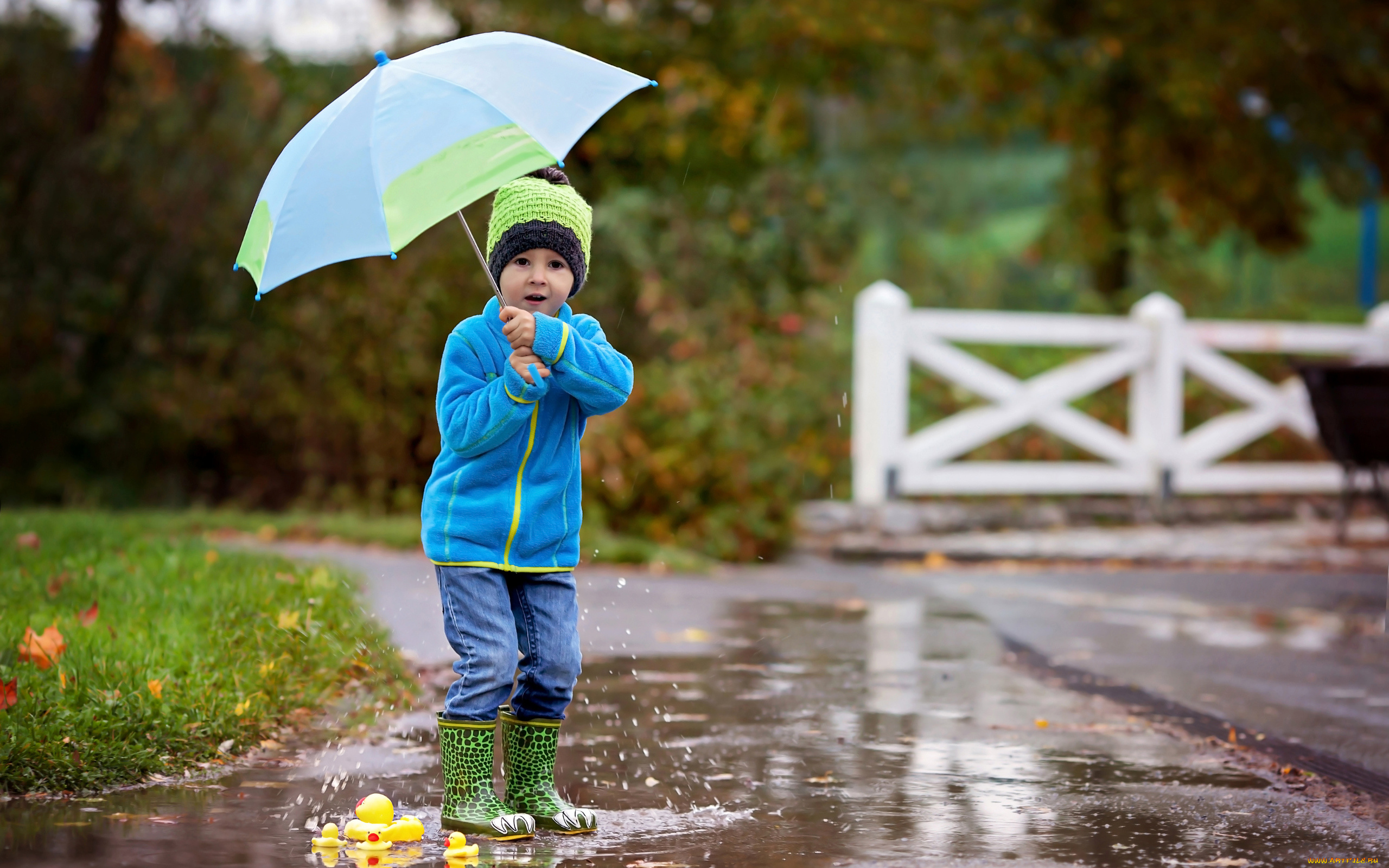 разное, настроения, мальчик, зонт, дождь, осень
