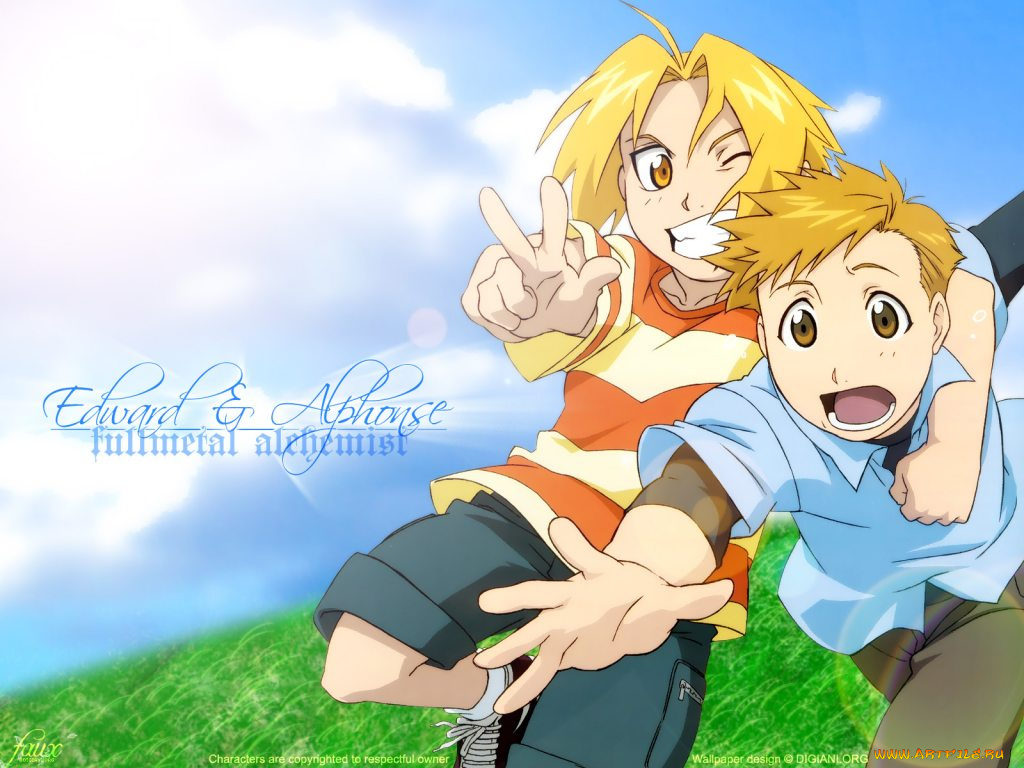 аниме, fullmetal, alchemist