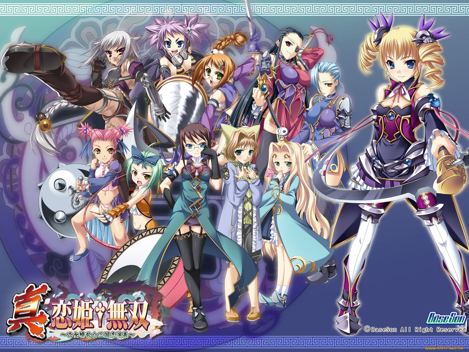 аниме, koihime, musou