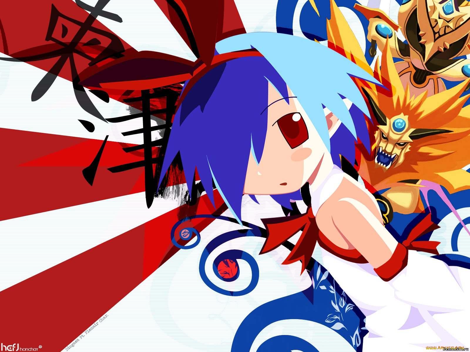 аниме, netherworld, battle, chronicle, disgaea