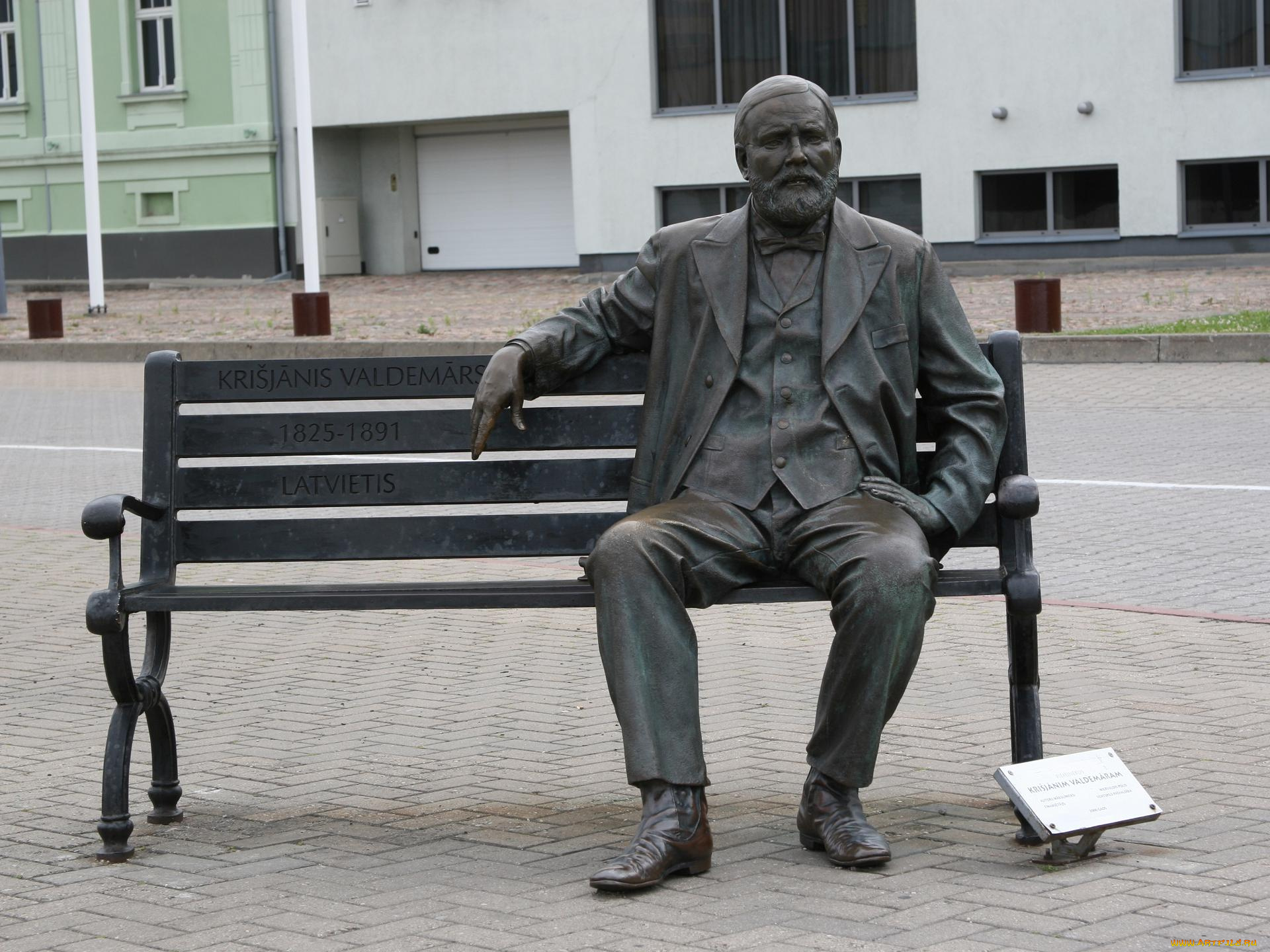 вентспилс, памятник, кришьянису, валдемару, города, памятники, скульптуры, арт, объекты