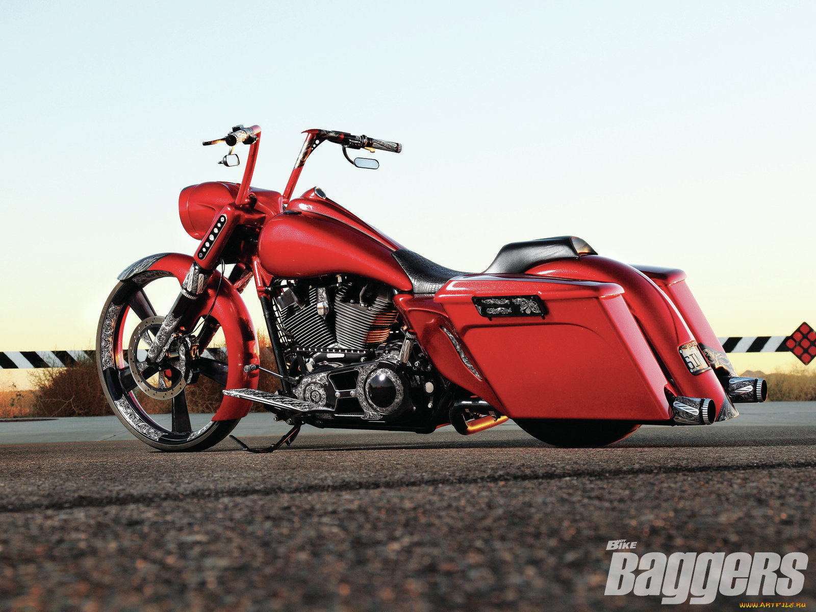 2010, harley, davidson, road, king, мотоциклы, customs