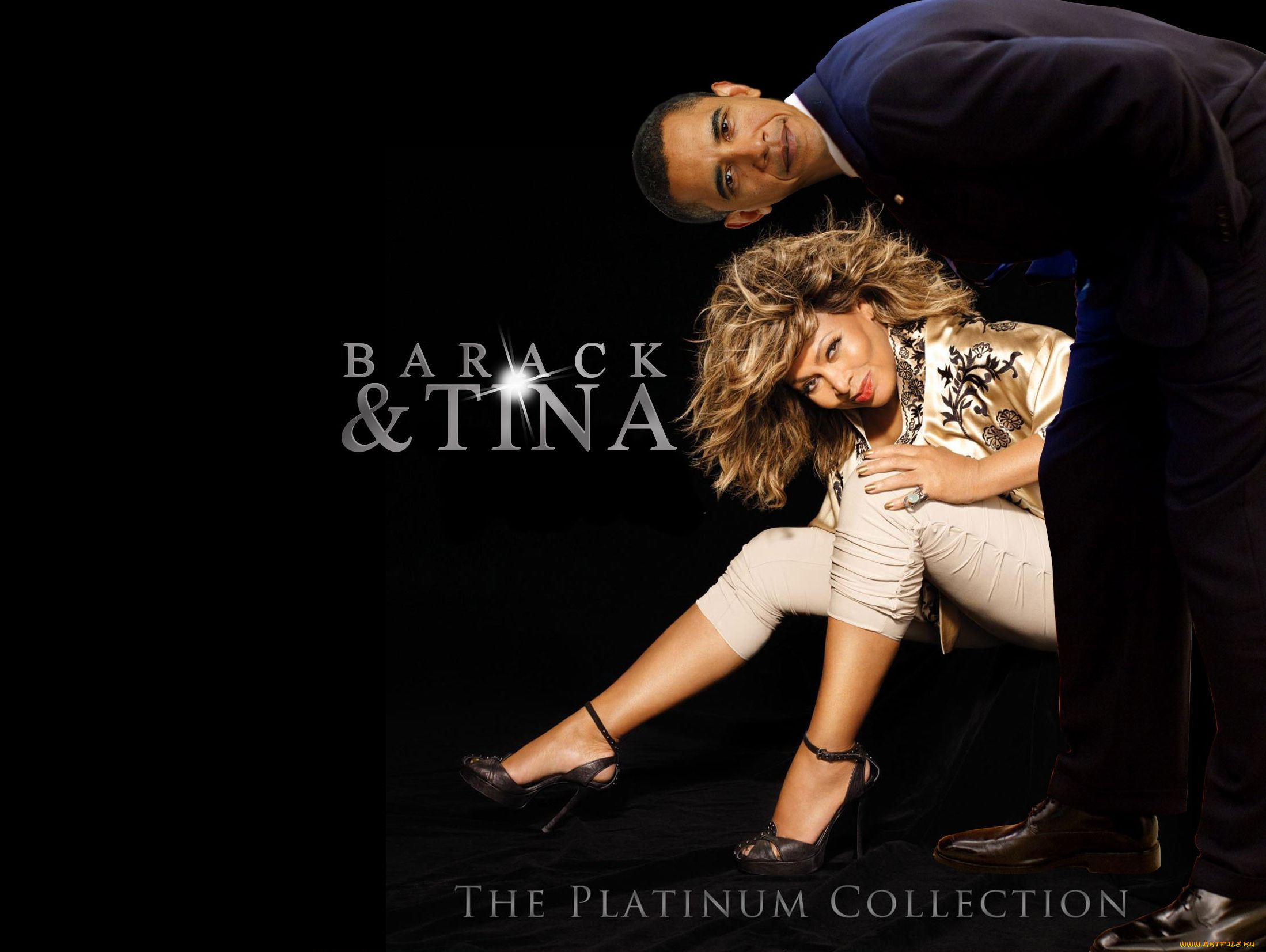 barack, obama, and, tina, turner, разное, знаменитости, президент, певица