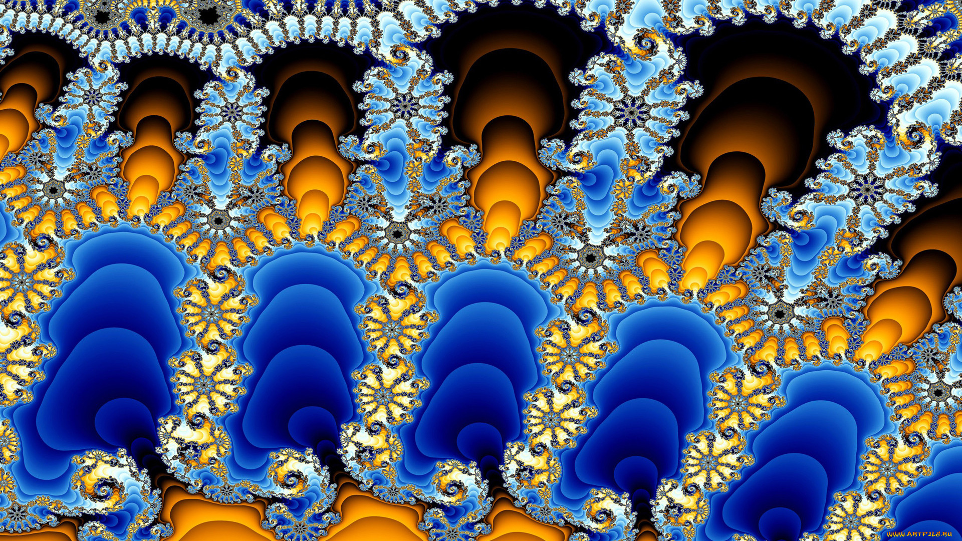 3д, графика, фракталы, , fractal, фон, цвета, узор