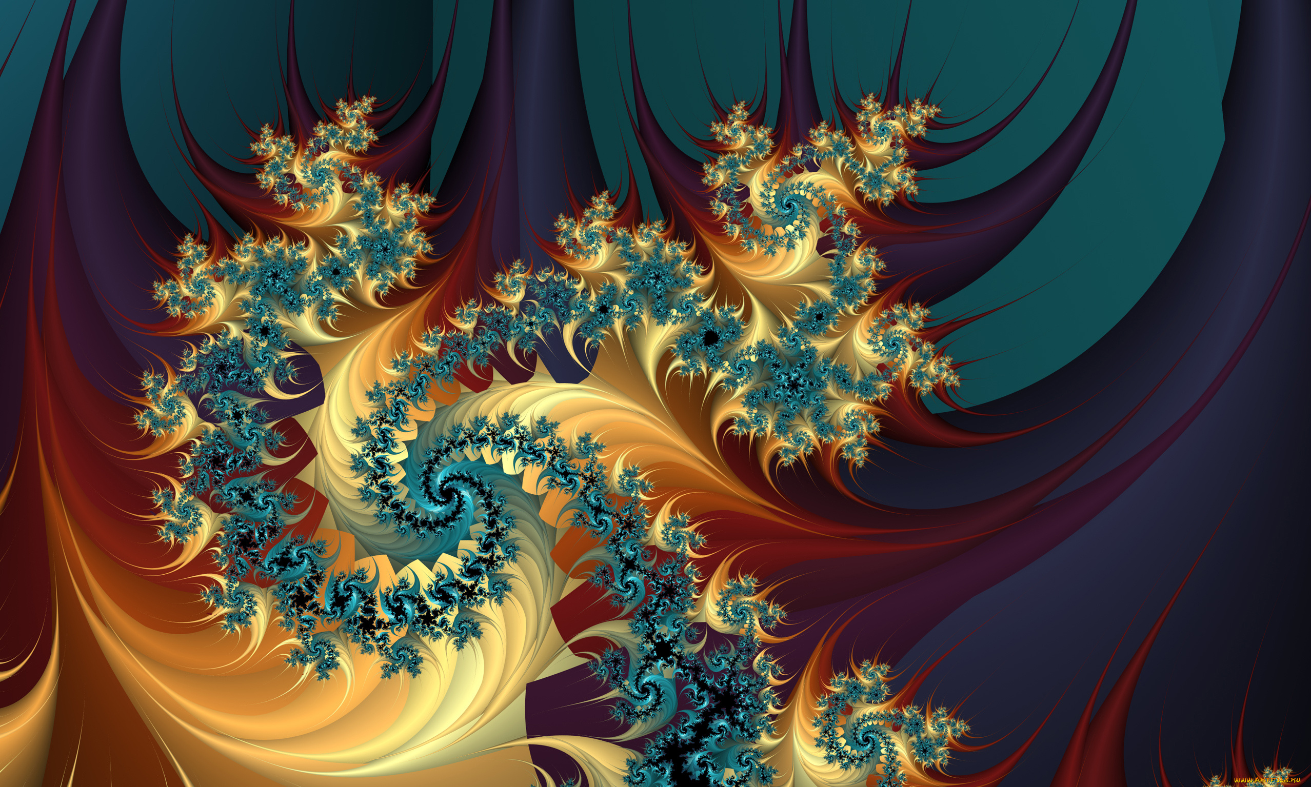 3д, графика, фракталы, , fractal, pattern