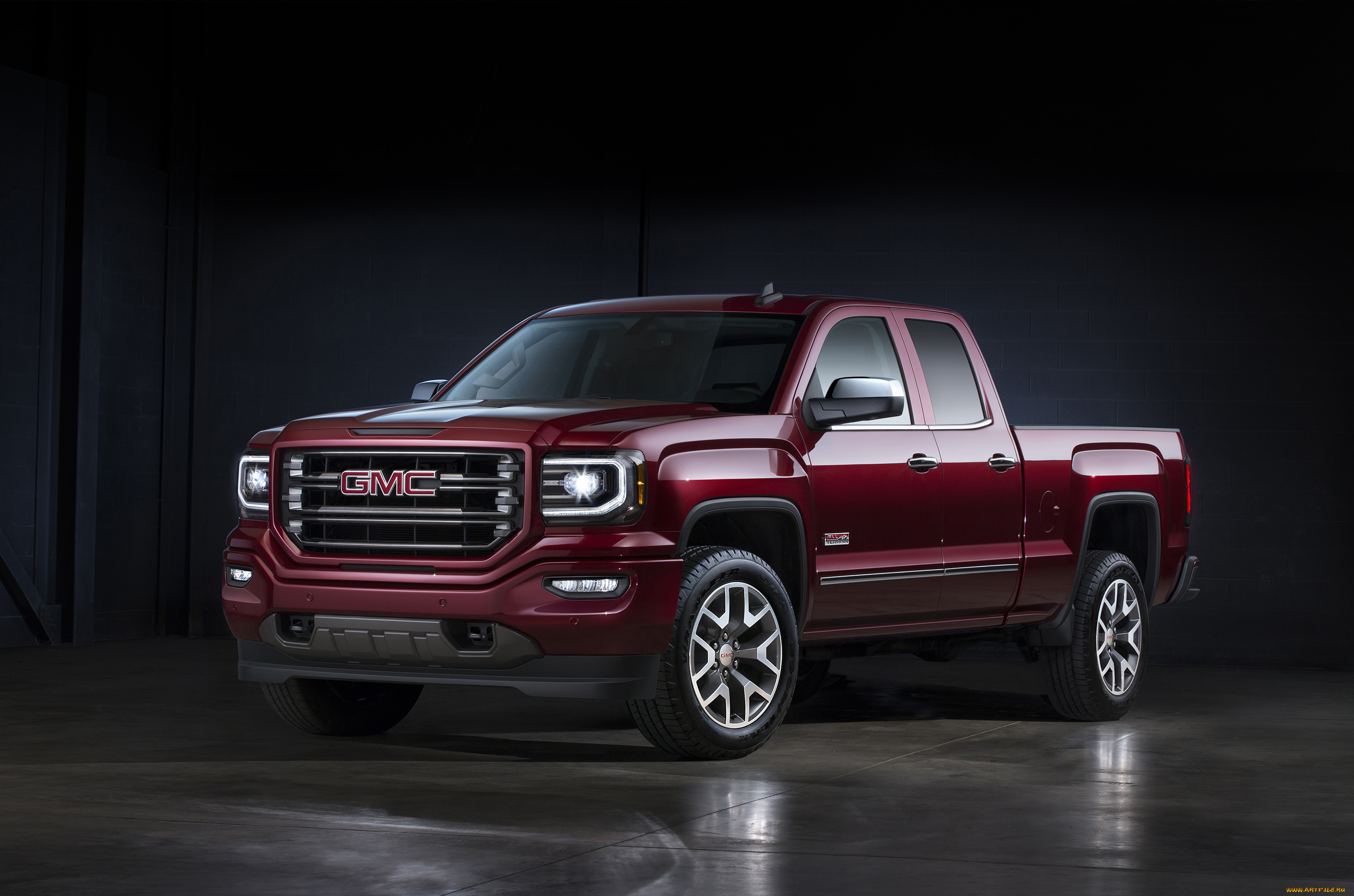 автомобили, gm-gmc, 2016г, gmc, sierra, cab, double, 1500, terrain, all