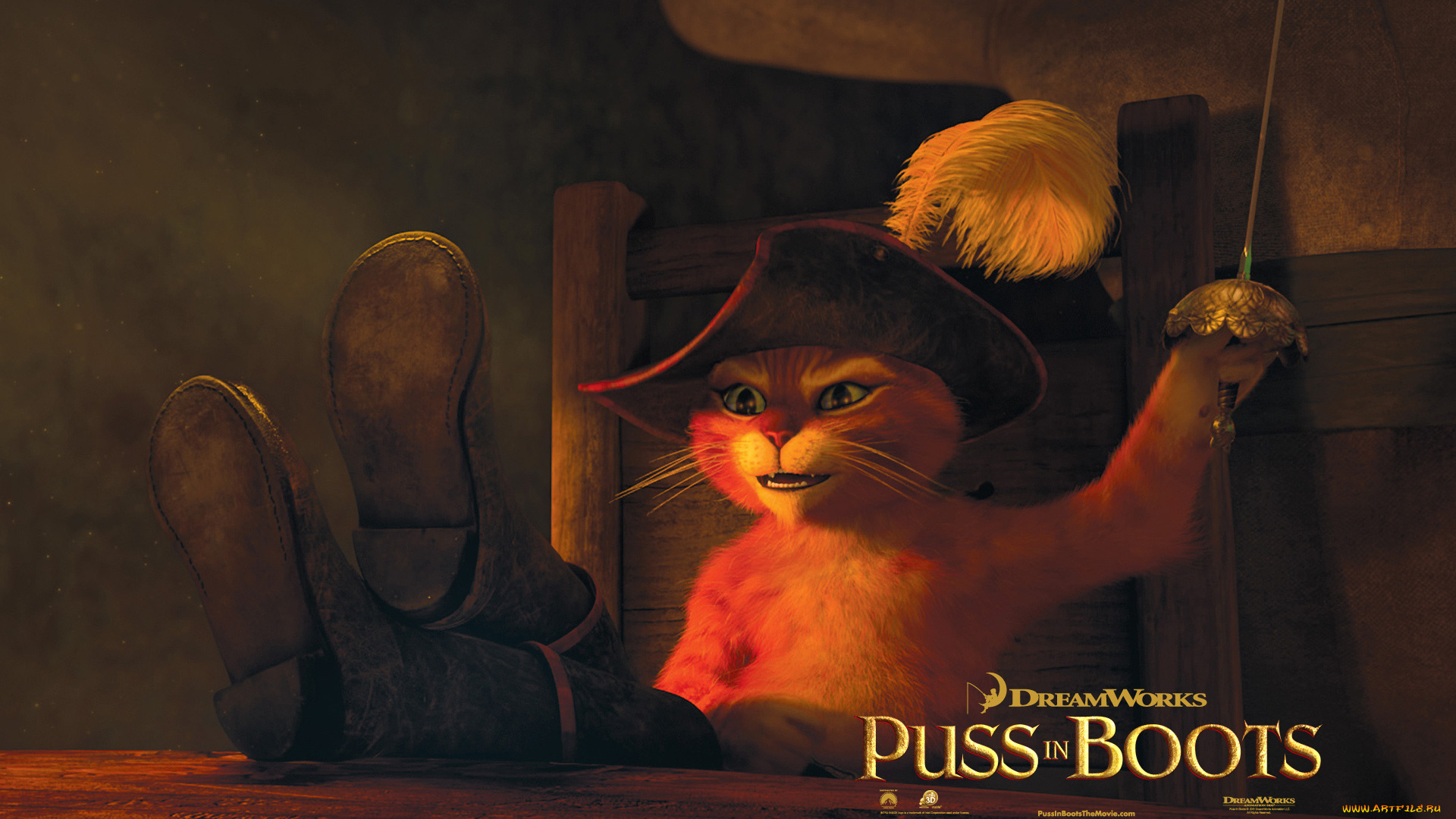 puss, in, boots, мультфильмы, кот, в, сапогах