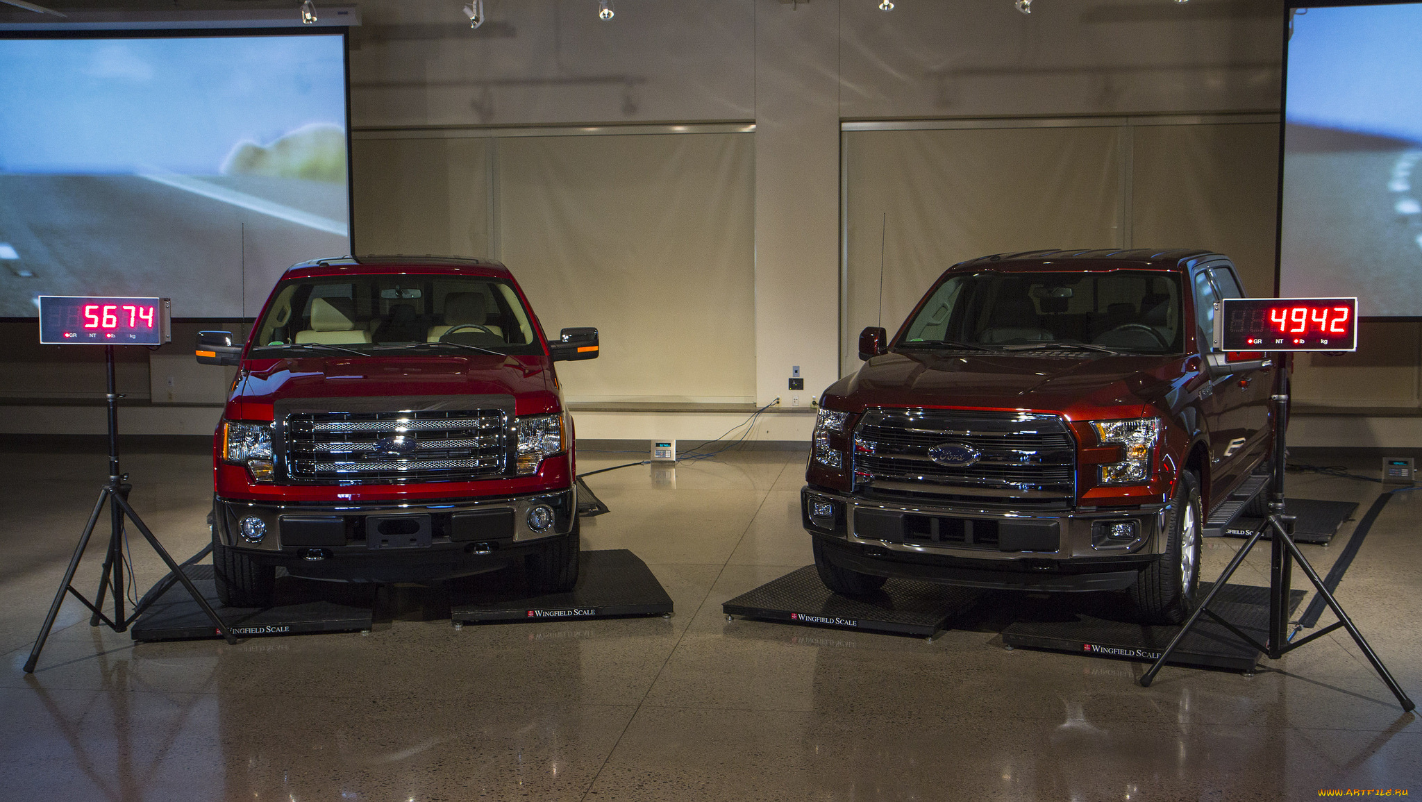 2015, ford, f-150, автомобили, ford, форд, красный