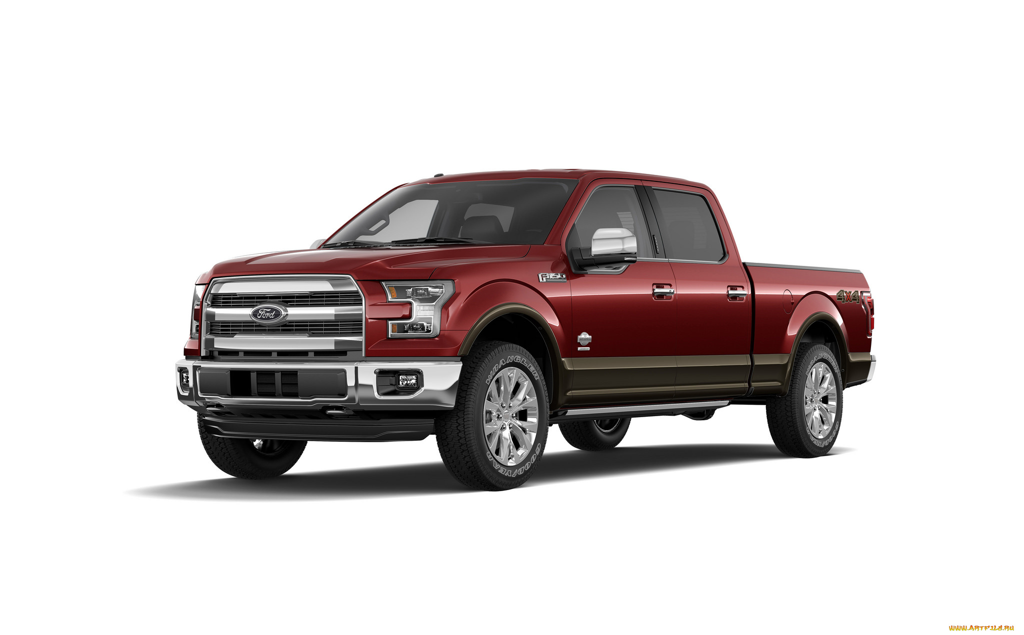 2015, ford, f-150, king, ranch, автомобили, ford, красный, форд