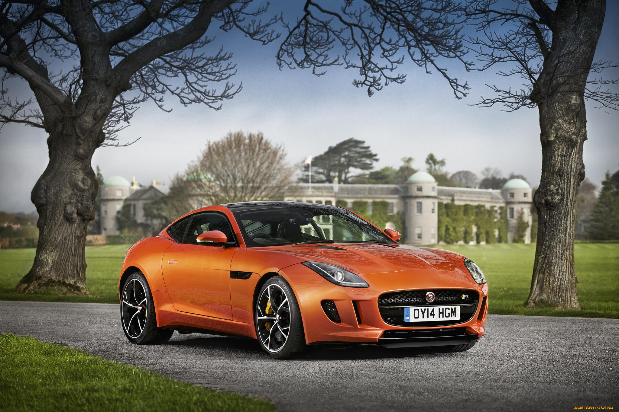 2015, jaguar, f-type, coupe, автомобили, jaguar, ягуар, оранжевый