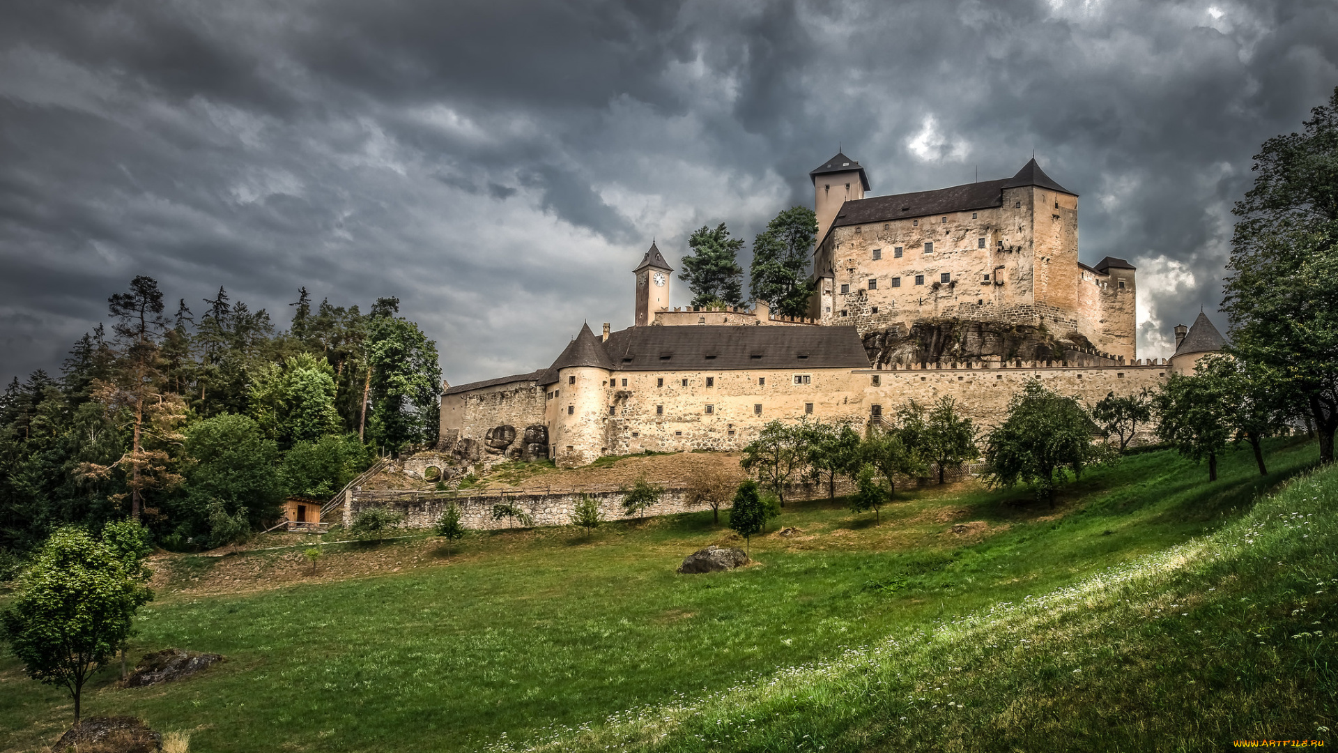 castle, in, lower, austria, города, замки, австрии, замок