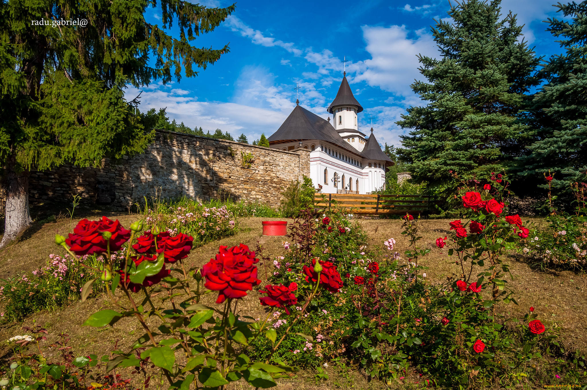 manastirea, pangarati, города, -, пейзажи, простор