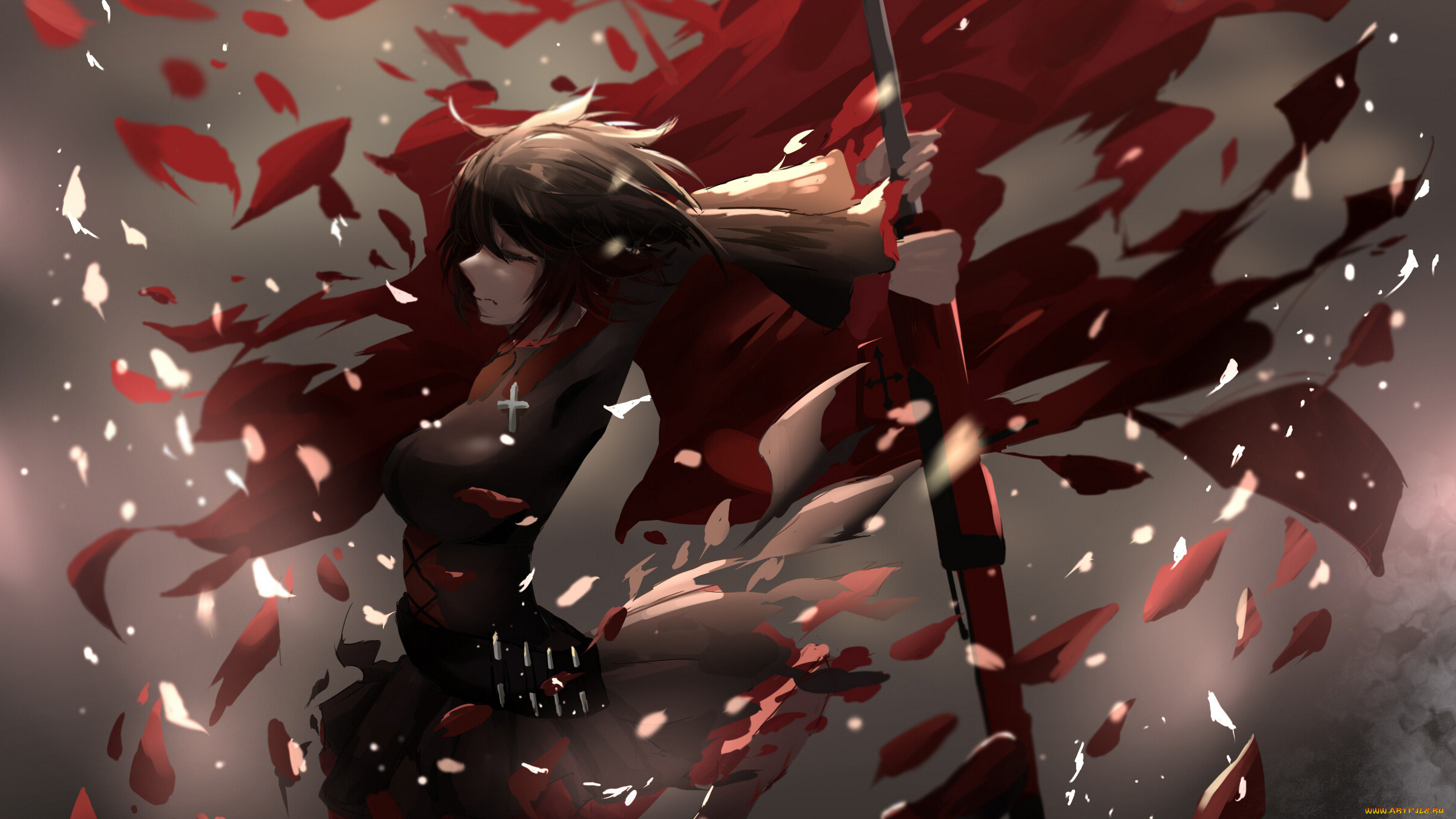 аниме, rwby, девушка