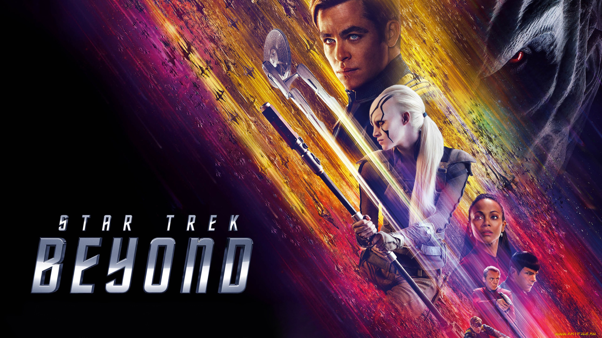 star, trek, beyond, кино, фильмы, star, trek, beyond, постер, роли, sofia, boutella, кино, фантастика, персонажи, сериал, серия, звёзды, путь, главные