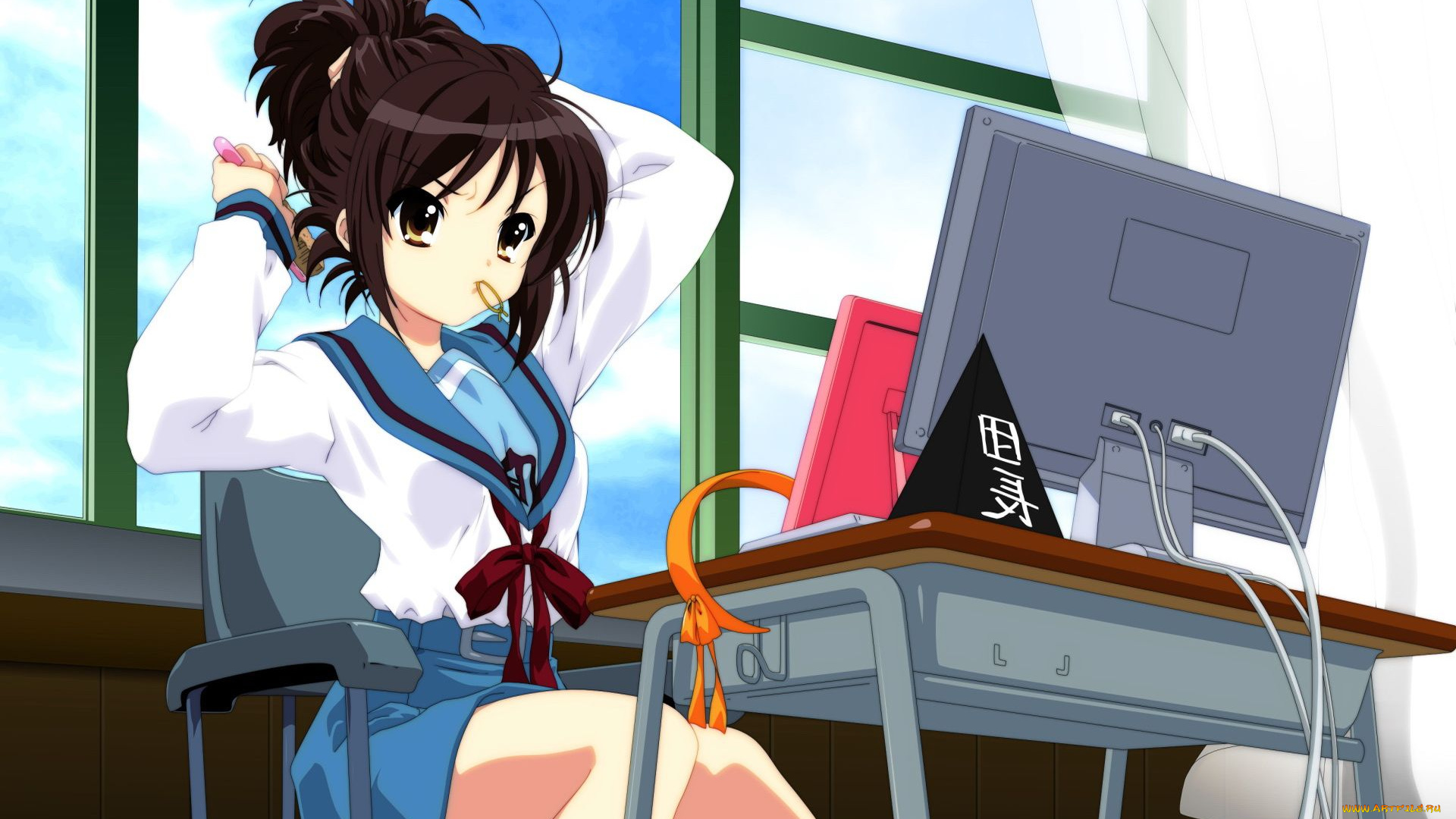 аниме, the, melancholy, of, haruhi, suzumiya