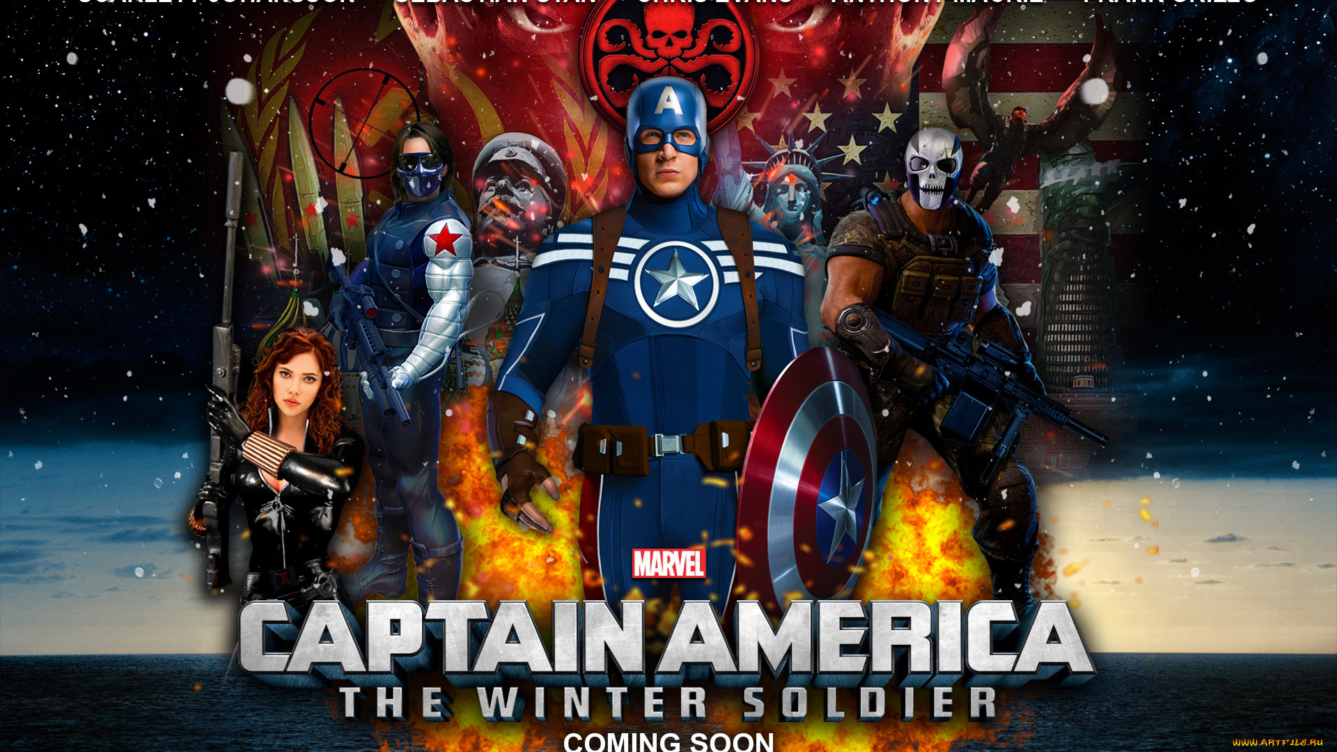 captain, america, the, winter, soldier, кино, фильмы, первый, мститель, другая, война